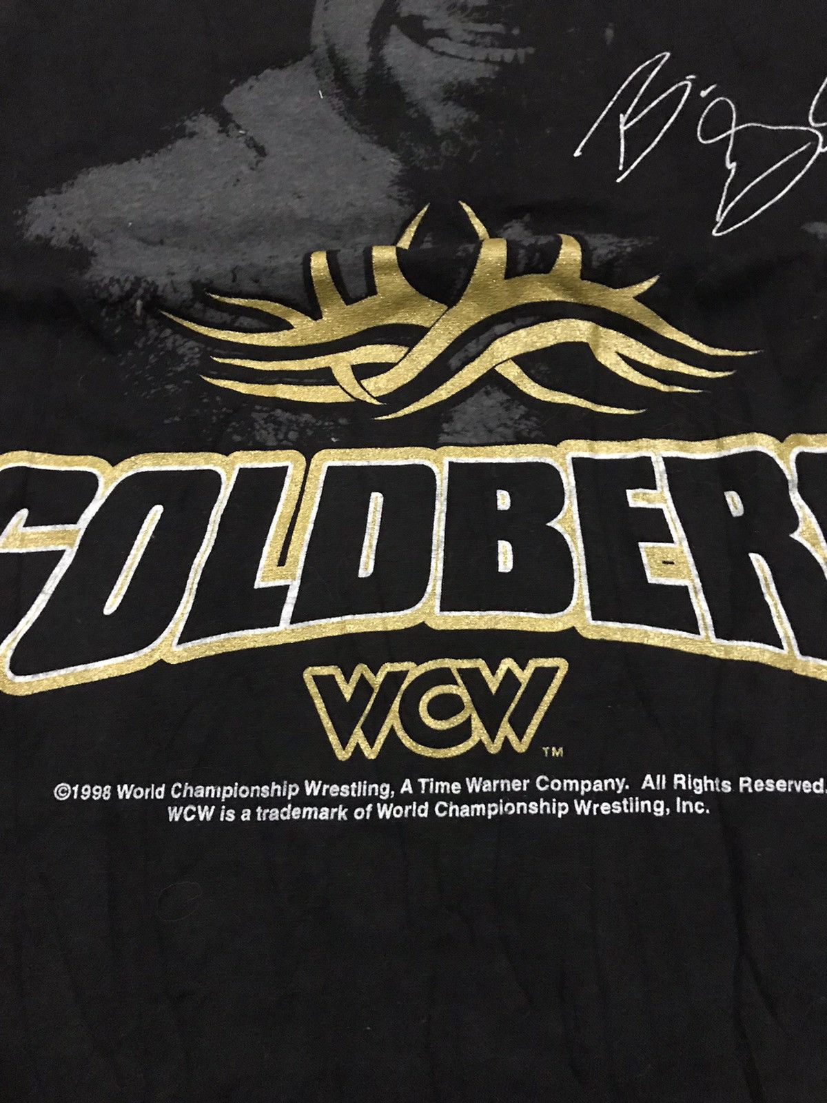 Vintage × WCW/nWo × WWF Vintage 90s Goldberg World Championship Wrestling WCW Shirt Size US XL / EU 56 / 4 - 5 Thumbnail