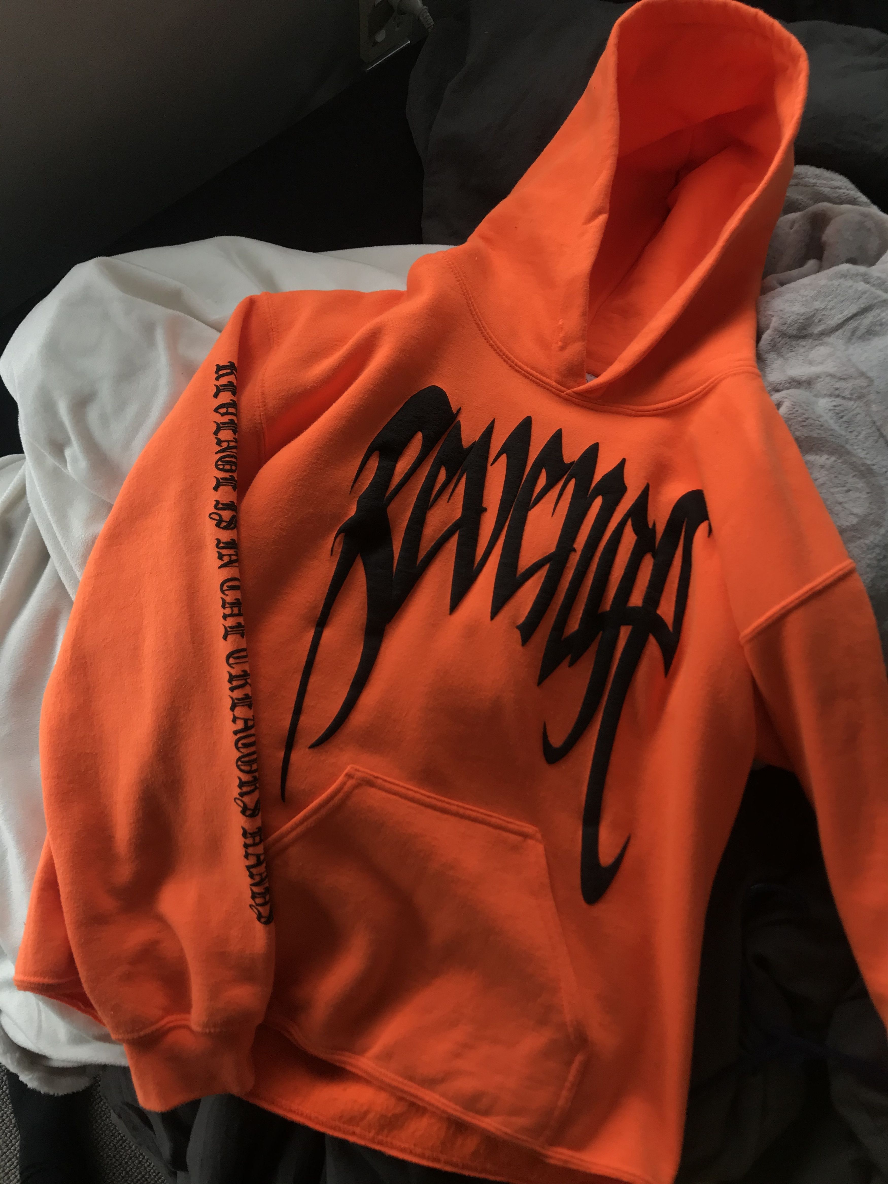 Orange store revenge hoodie