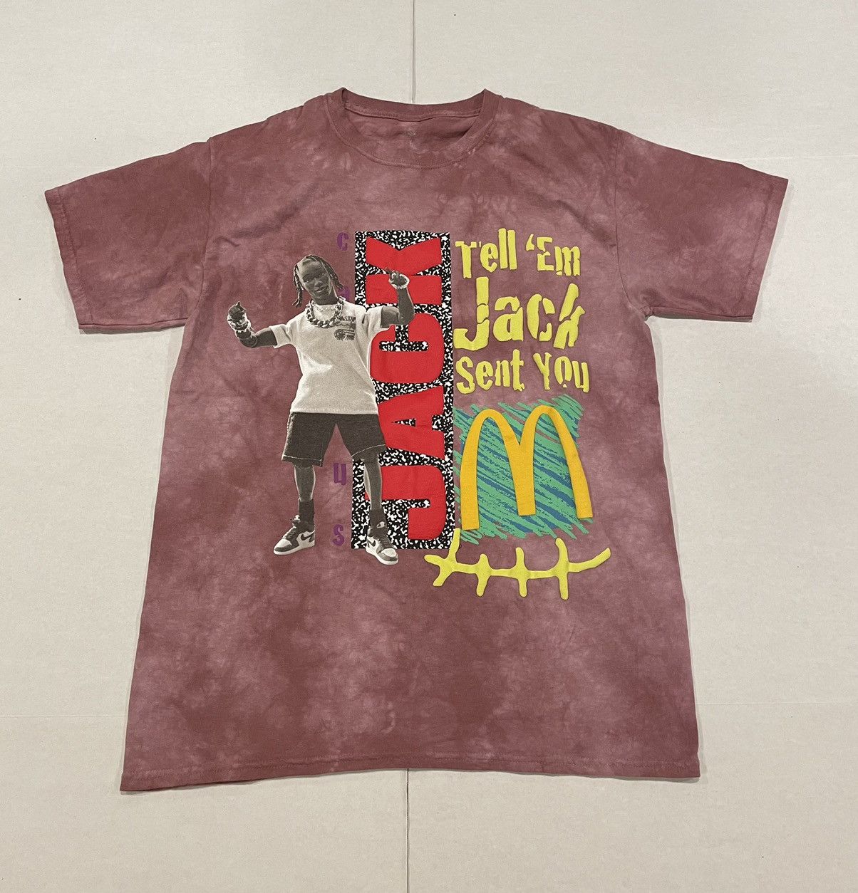 Travis Scott Travis Scott McDonald’s Multi Smile Action Figure Tee Shirt Size US L / EU 52-54 / 3 - 1 Thumbnail