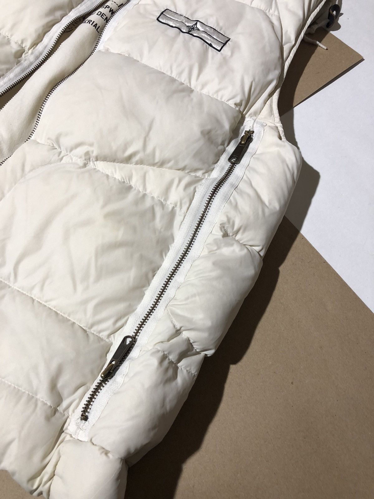 Massimo Osti 🔥 Stone Island Puffer Down Vest Denims Size US L / EU 52-54 / 3 - 7 Thumbnail