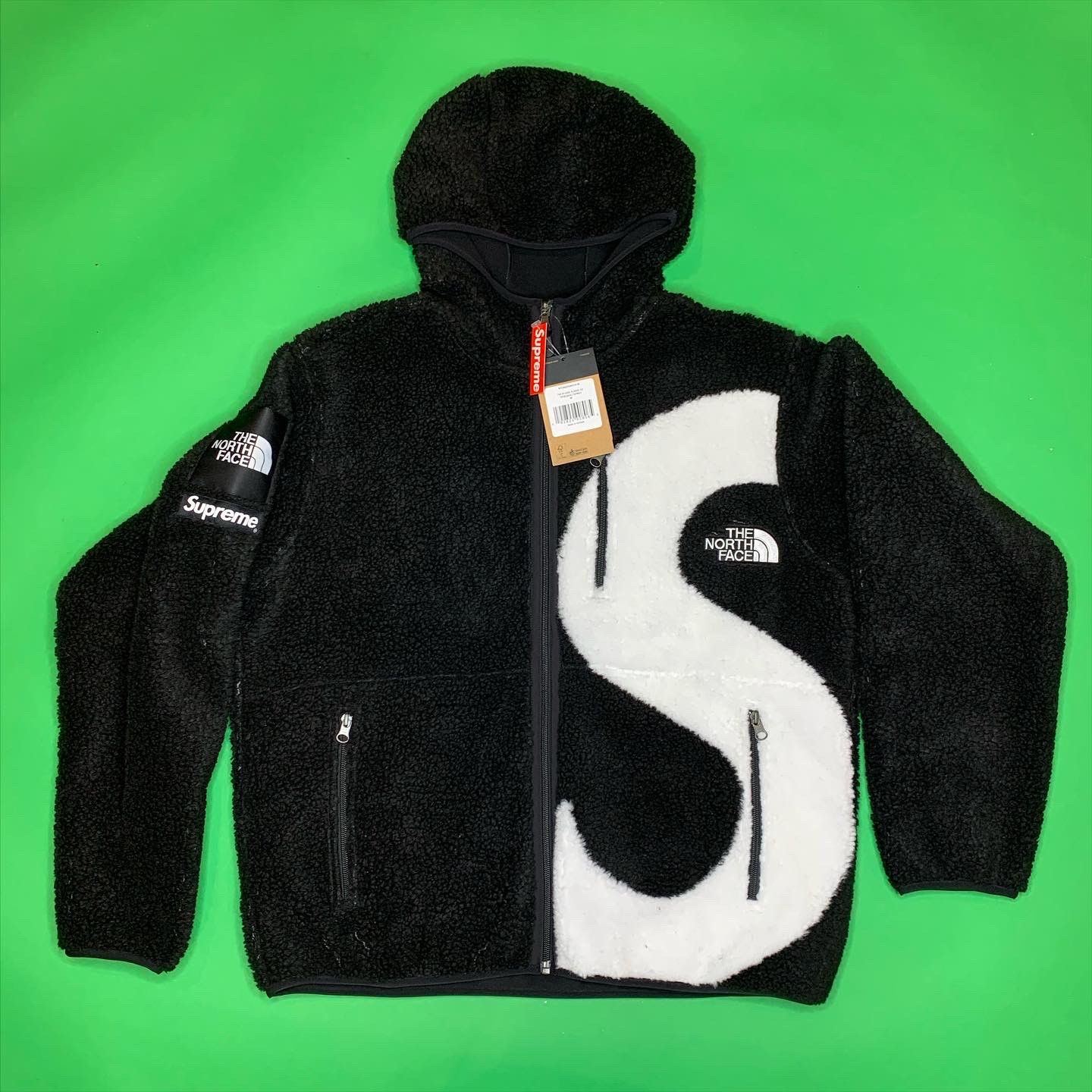 Supreme The North Face S Logo Hooded Fleece Jacket 