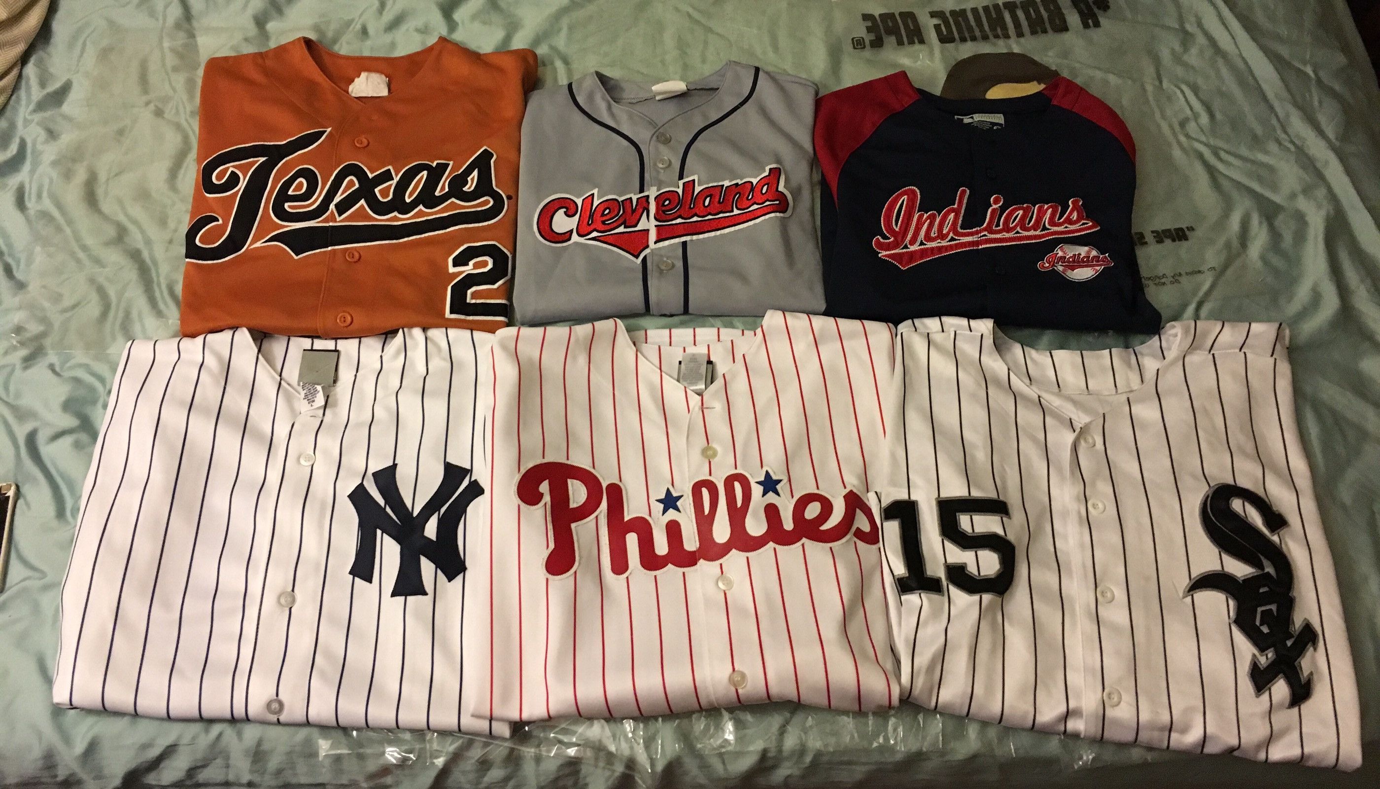 MLB Baseball Jersey Lot