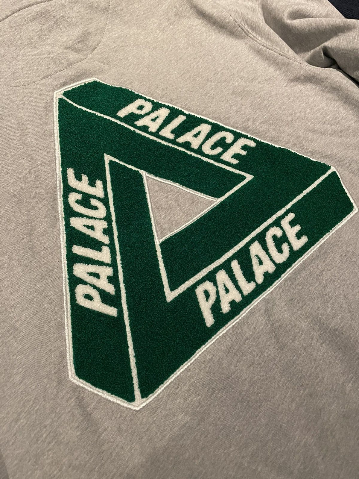 Palace Palace Chenille Tri Ferg Hoodie Gray Size US XL / EU 56 / 4 - 3 Thumbnail