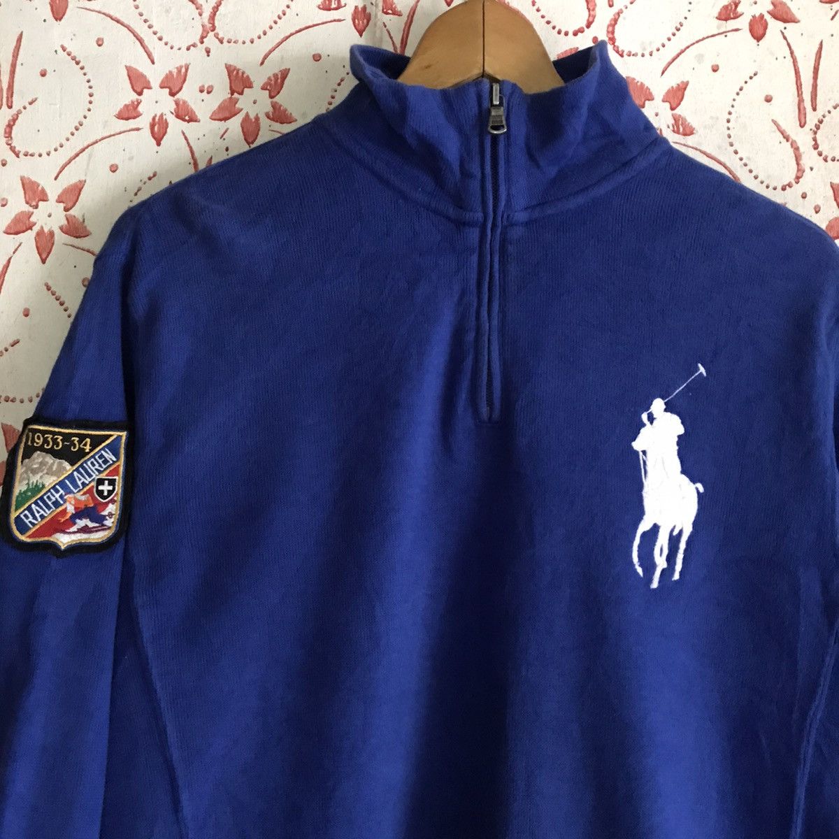 Vintage 90s SKI Polo Ralph Lauren Big Pony 1933-1934 Pullover popular Men’s Size 2XL