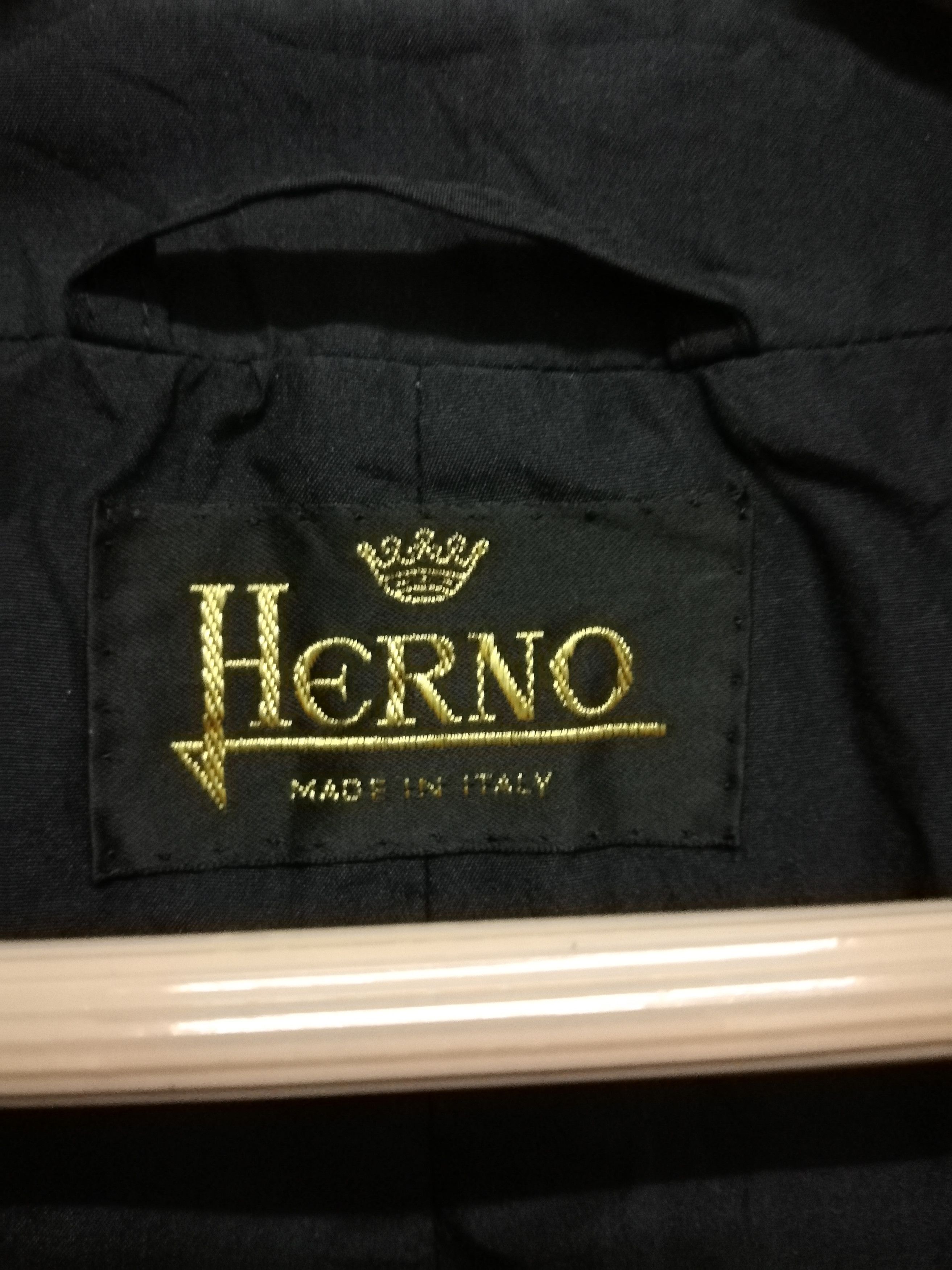 Herno Black oversized Herno trenchcoat/longcoat jacket Size US L / EU 52-54 / 3 - 5 Thumbnail