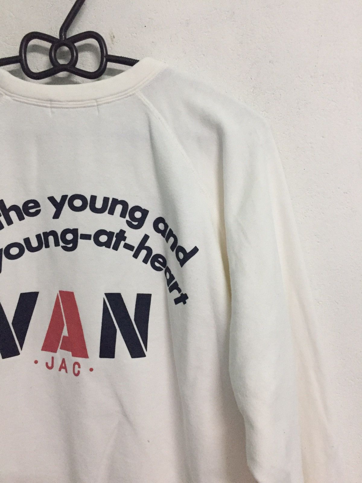Other Van Jac Big Wording Back Sweatshirt MADE IN JAPAN Size US M / EU 48-50 / 2 - 2 Thumbnail