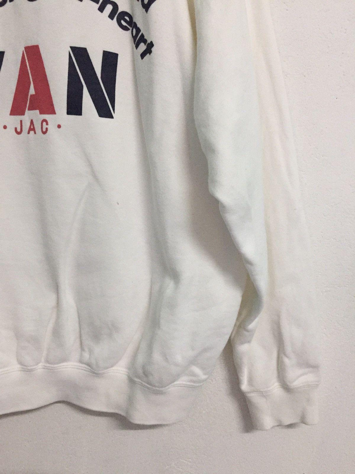 Other Van Jac Big Wording Back Sweatshirt MADE IN JAPAN Size US M / EU 48-50 / 2 - 5 Thumbnail