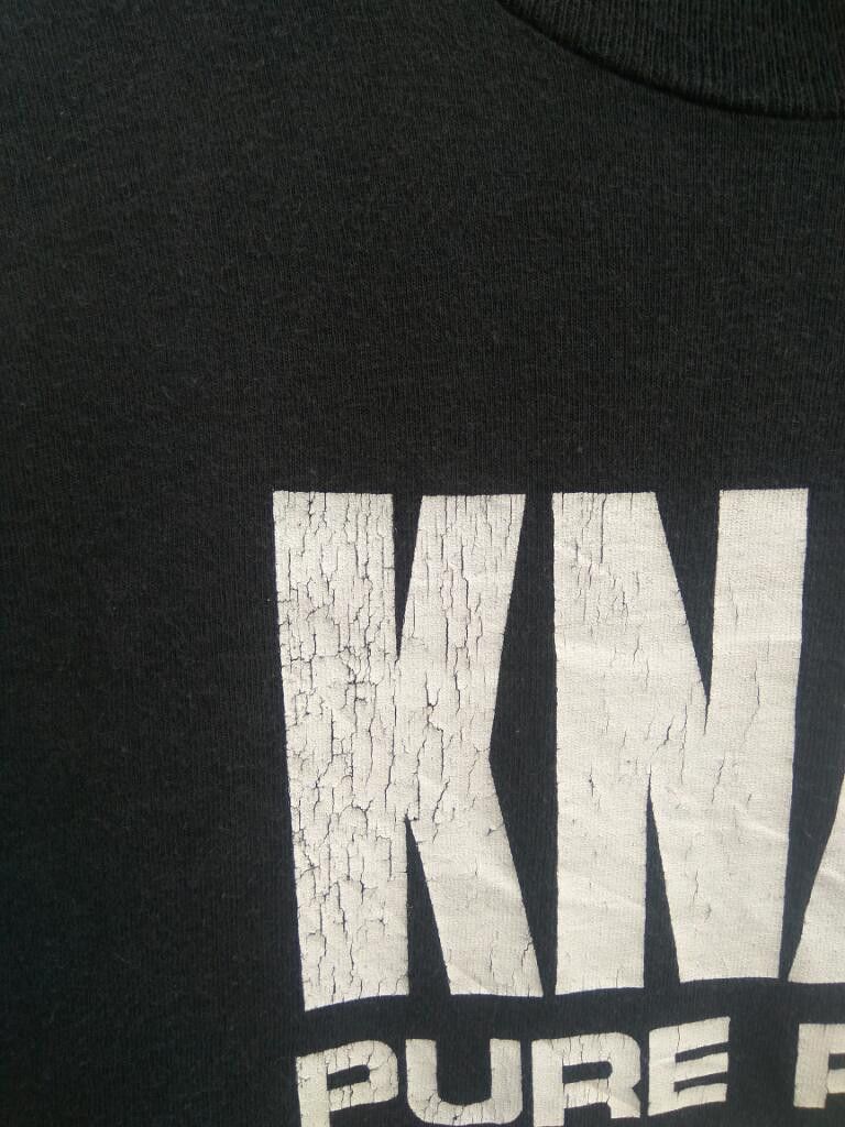 Band Tees 🔥 Vintage 90s Knac Pure Rock 105.5 Heavy Metal FM Radio Size US L / EU 52-54 / 3 - 6 Thumbnail