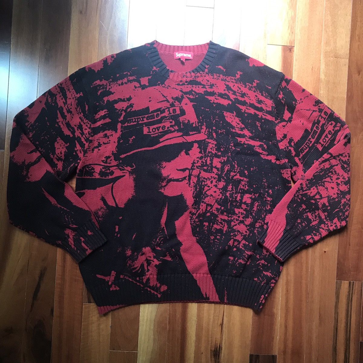 Supreme Supreme Is Love Sweater | Grailed