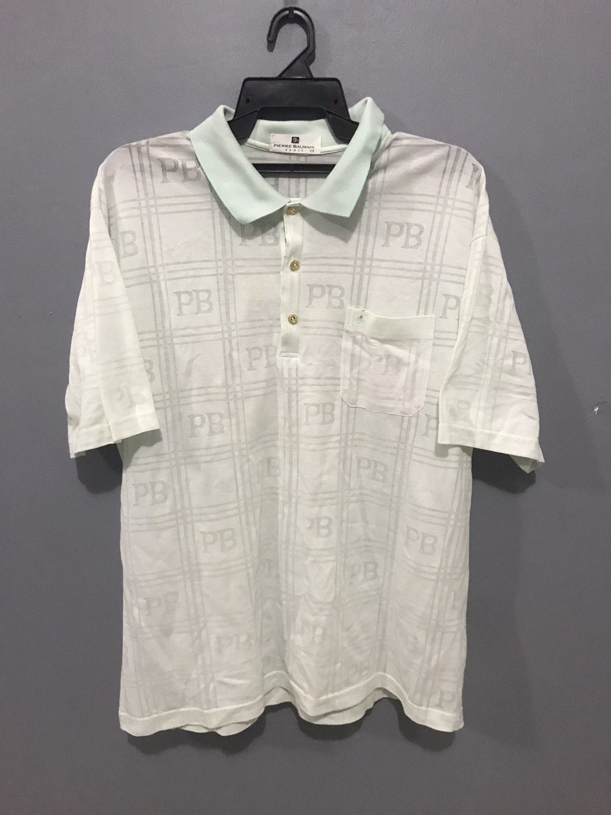 Pierre Balmain Vintage Pierre Balmain Long Sleeve Polo Shirt