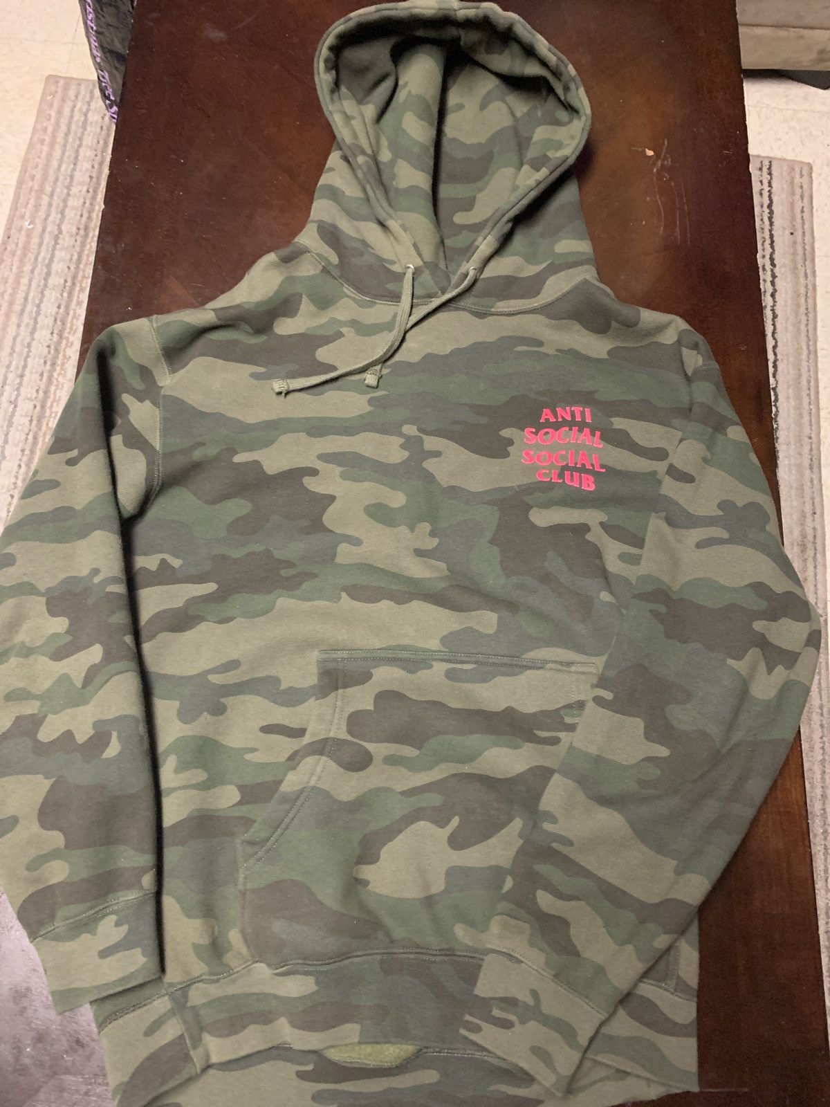 Anti Social Social Club Break Me Camo Hoodie Grailed