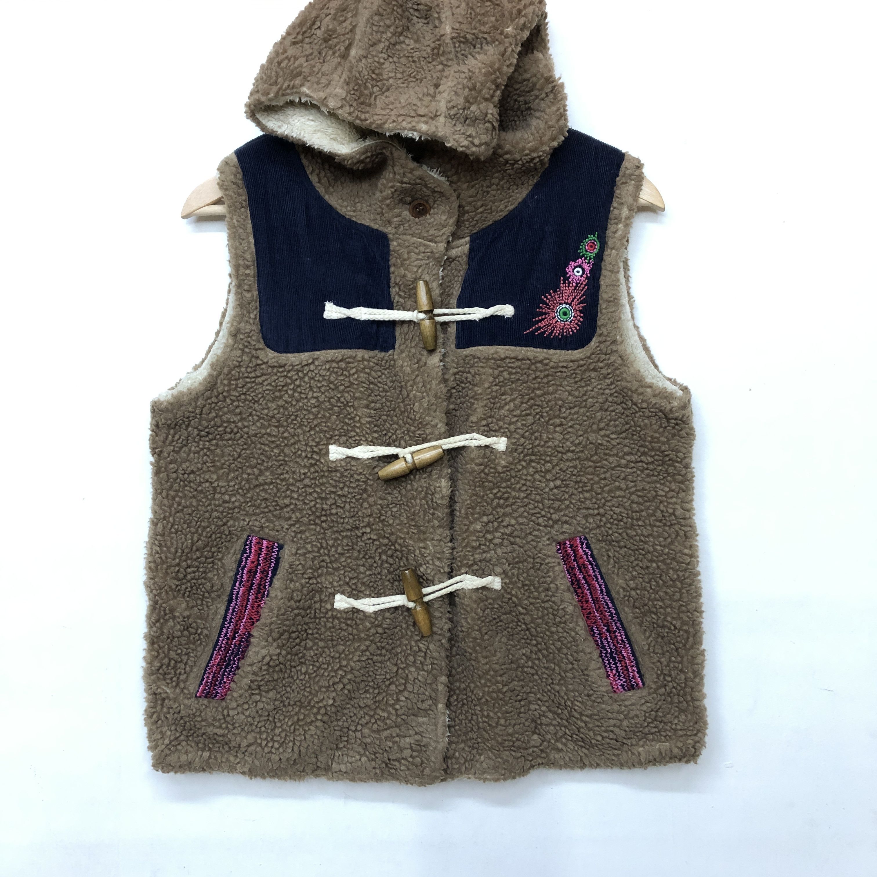Vest Fleece Hoodie 2 Pocket