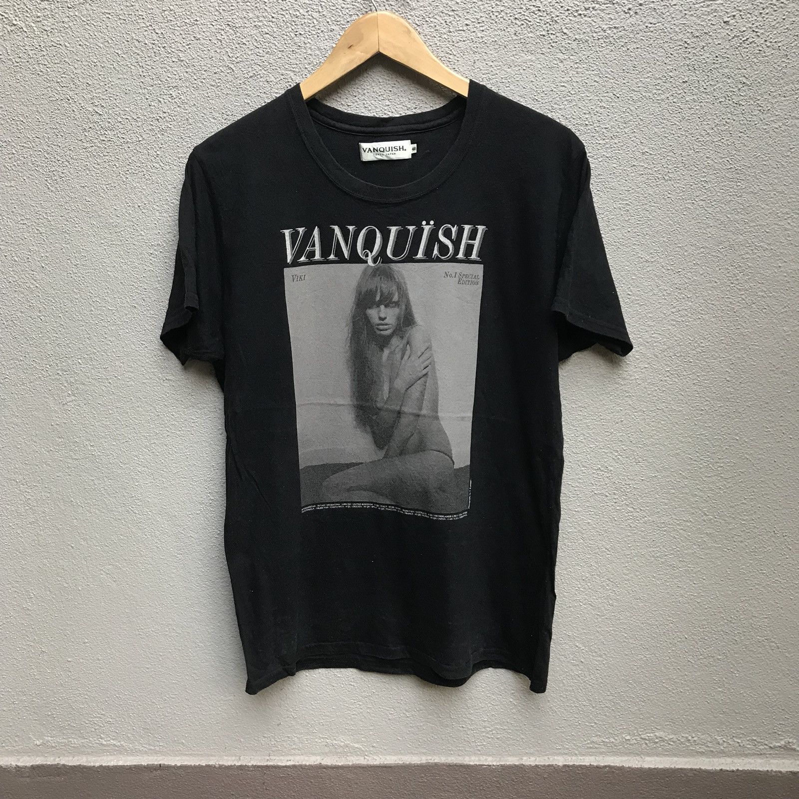 VANQUISH naked woman photo tee
