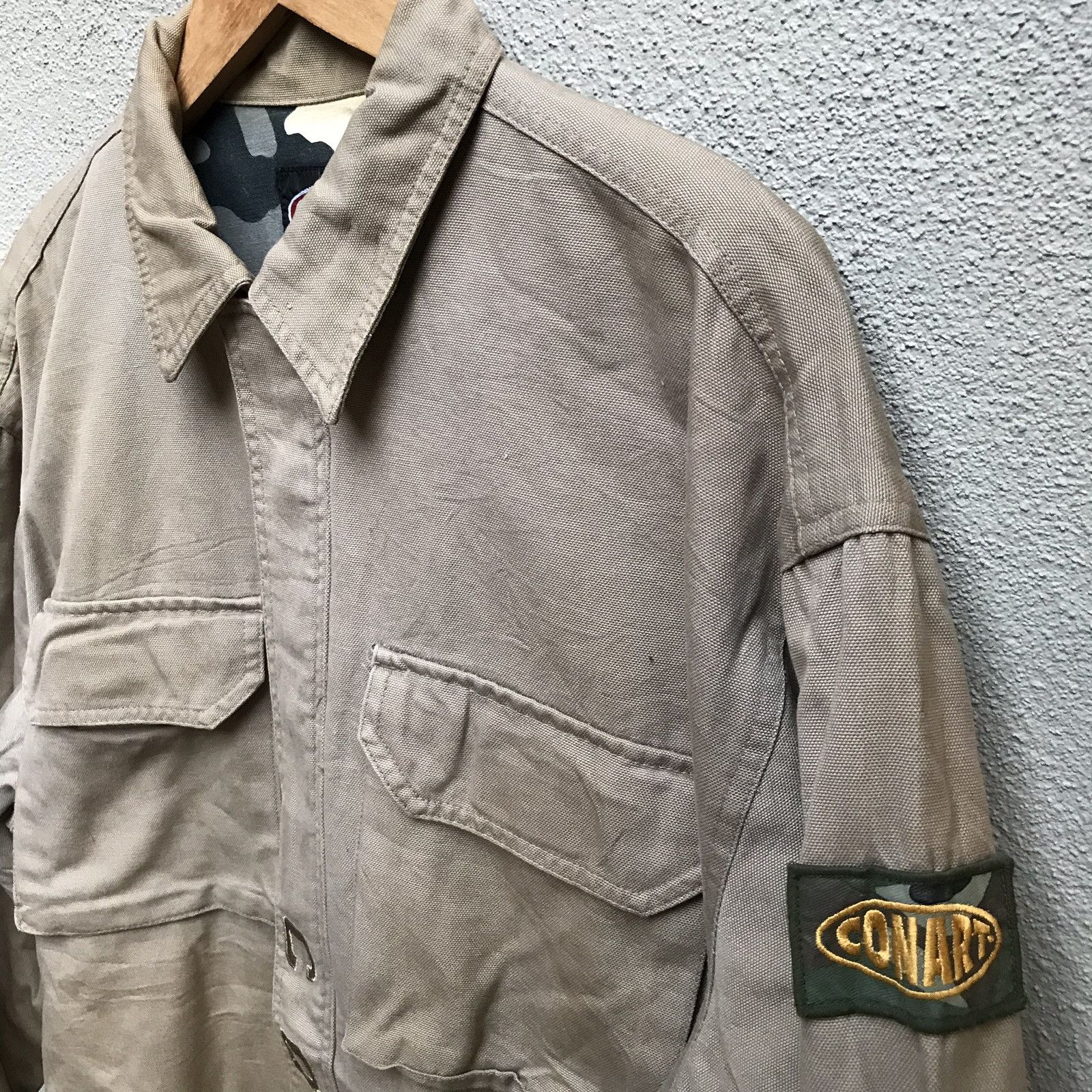 Vintage Vintage CONART Hiphop army jacket Size US L / EU 52-54 / 3 - 3 Thumbnail
