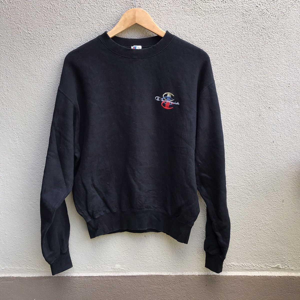 Champion Vintage 90s CHAMPION embroidered triple logo rare Size US M / EU 48-50 / 2 - 1 Thumbnail