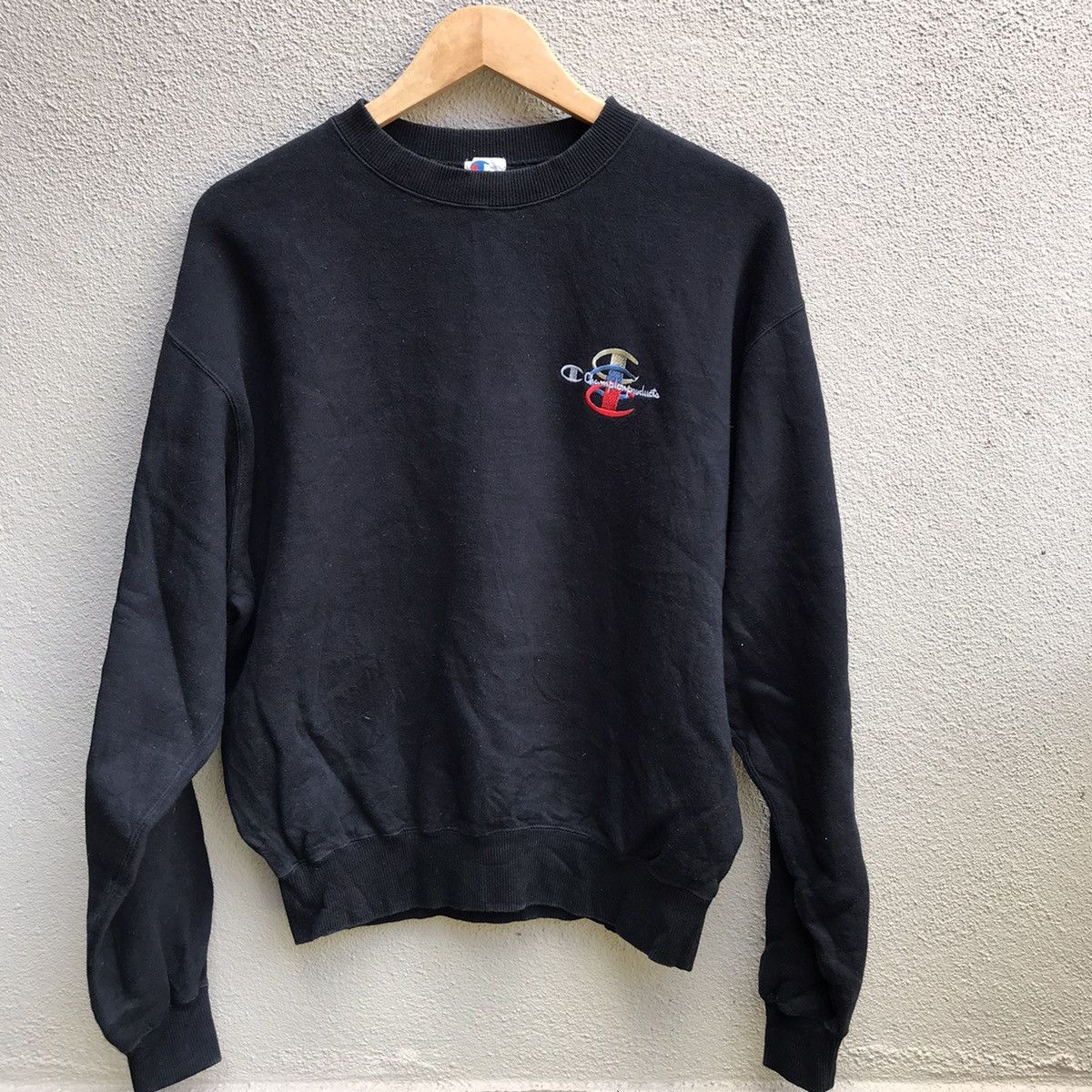 Champion Vintage 90s CHAMPION embroidered triple logo rare Size US M / EU 48-50 / 2 - 2 Thumbnail