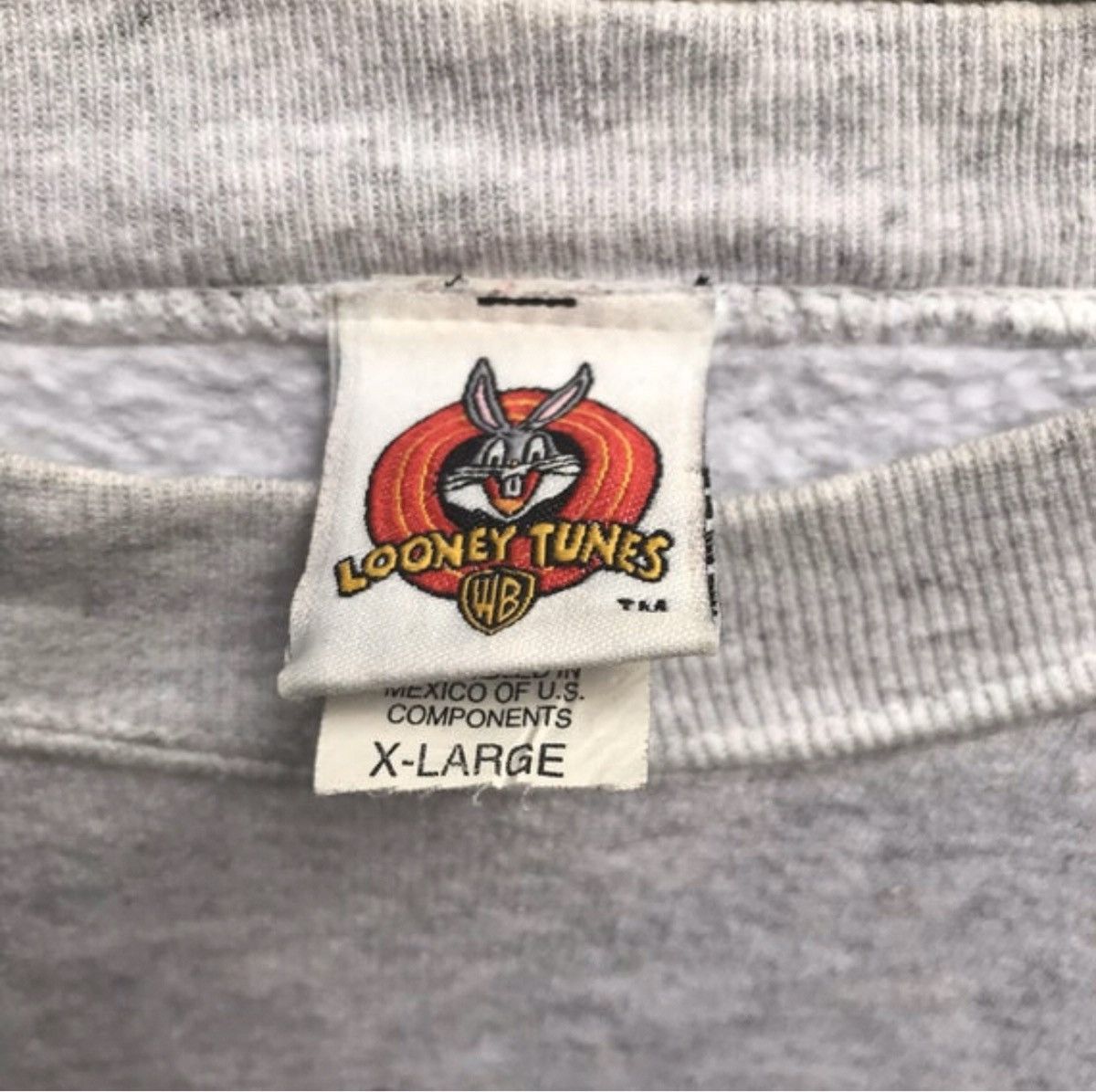 Cartoon Network × Vintage Vintage 90s LOONEY TUNES sweatshirt crewneck warner bros Size US L / EU 52-54 / 3 - 4 Thumbnail
