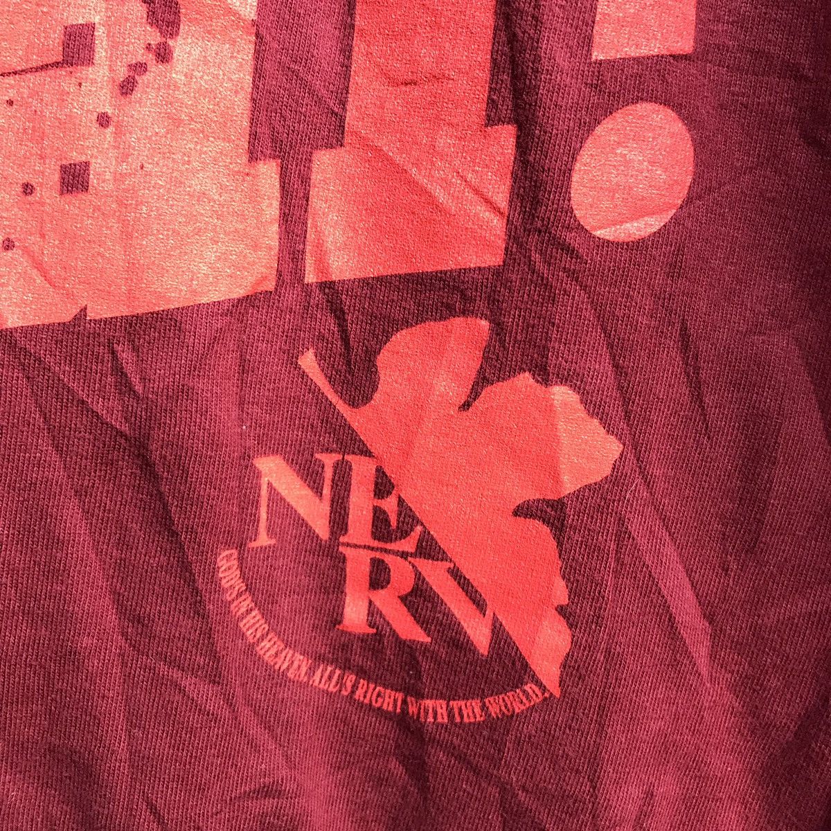 Anime Neon Genesis Evangelion anime tee and cap rare Size US M / EU 48-50 / 2 - 5 Thumbnail