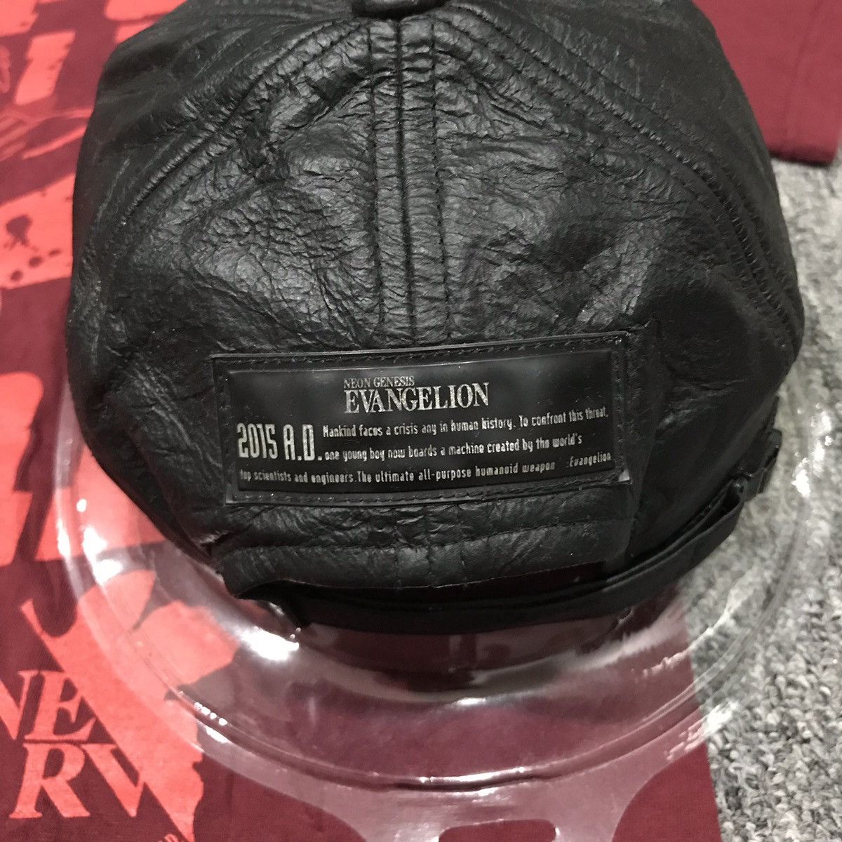 Anime Neon Genesis Evangelion anime tee and cap rare Size US M / EU 48-50 / 2 - 3 Thumbnail