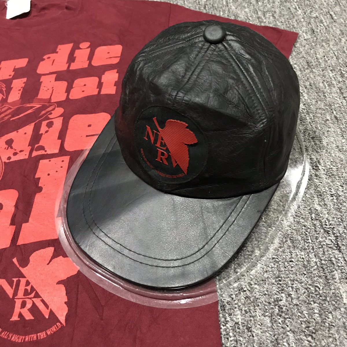 Anime Neon Genesis Evangelion anime tee and cap rare Size US M / EU 48-50 / 2 - 2 Thumbnail
