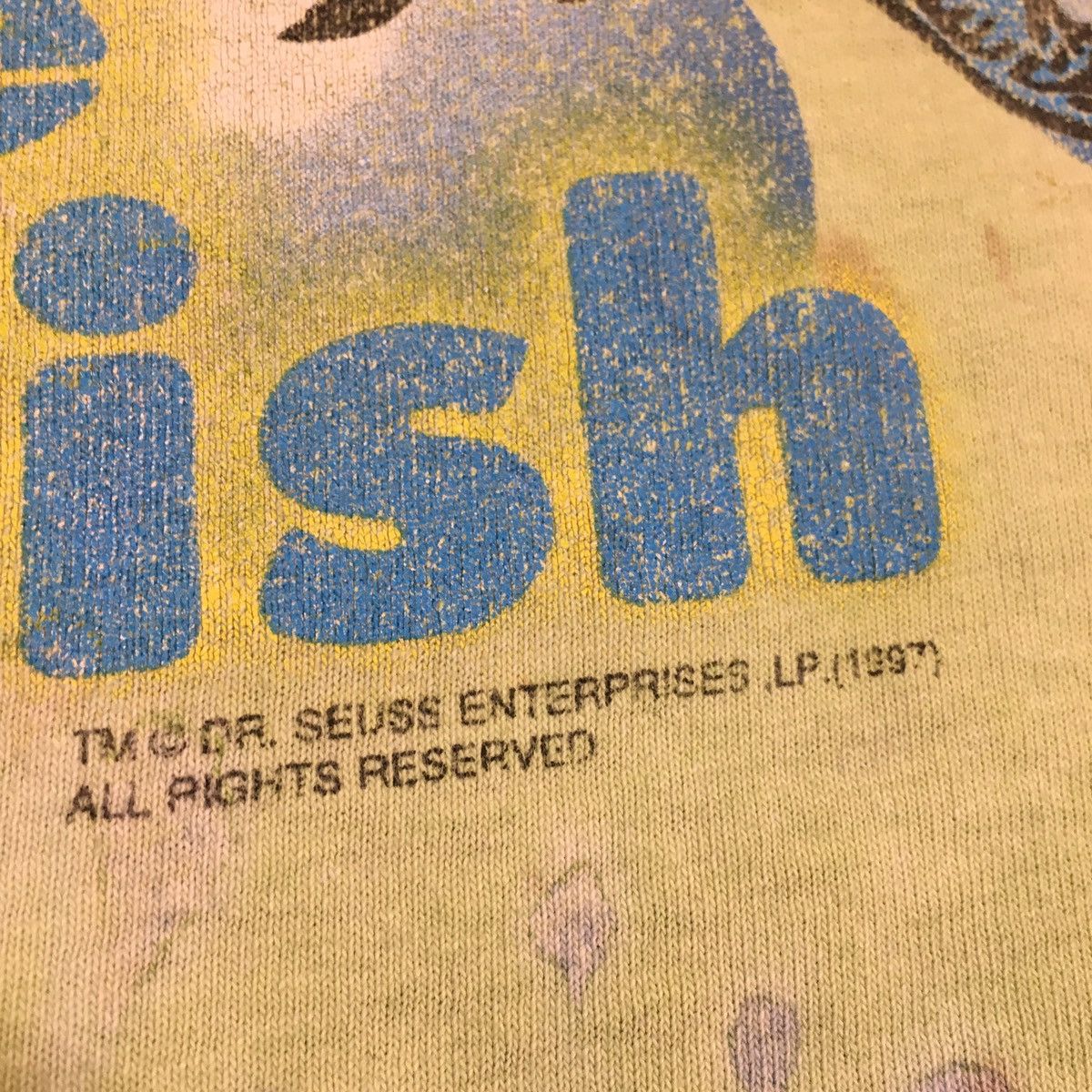 Vintage Vintage Dr. Seuss One Fish Two Fish Tee Shirt Size US XL / EU 56 / 4 - 3 Thumbnail