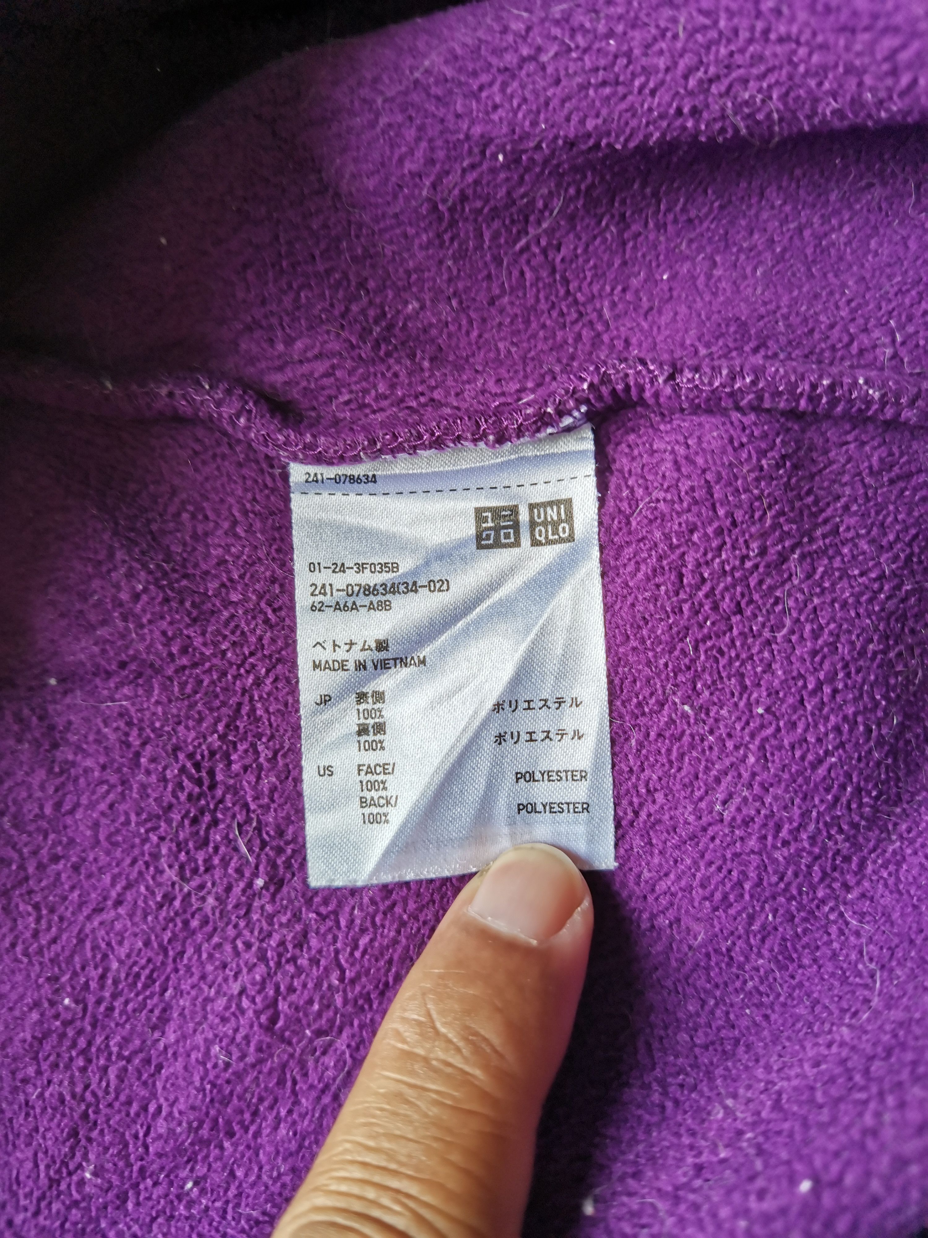 Japanese Brand Uniqlo micro fleece Hoodie Sweatshirt Size US M / EU 48-50 / 2 - 2 Thumbnail