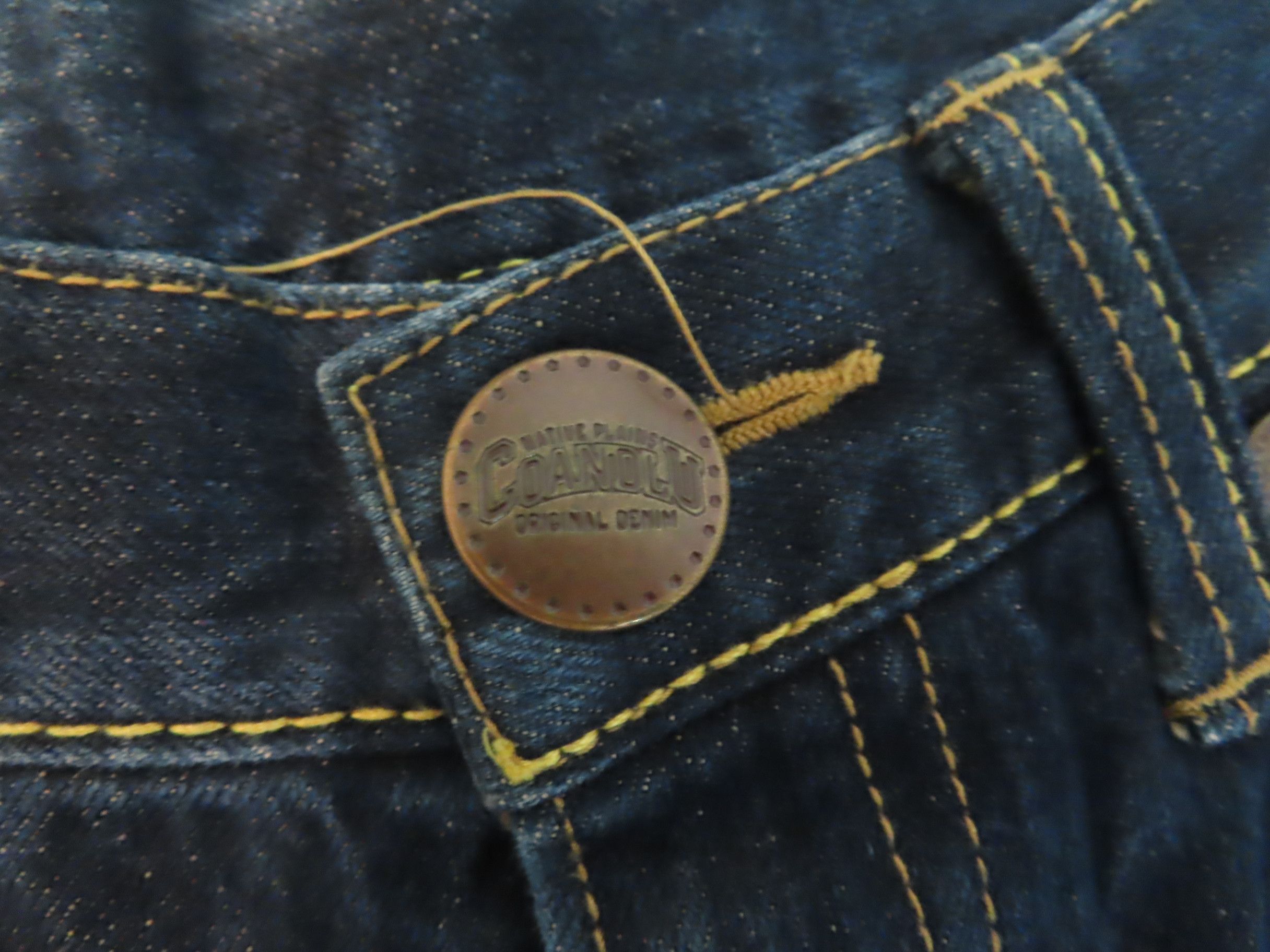 Designer CO & LU DENIM SELVEDGE/FREHEIT/PLAY GAME Size US 27 - 5 Thumbnail