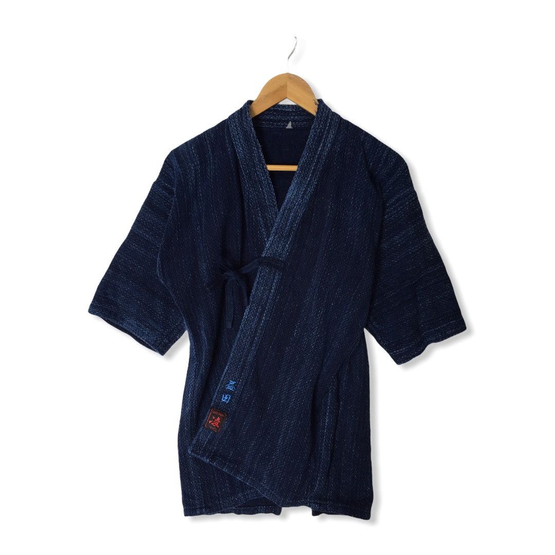 Vintage Indigo Kimono Japanese Traditional Youth Size