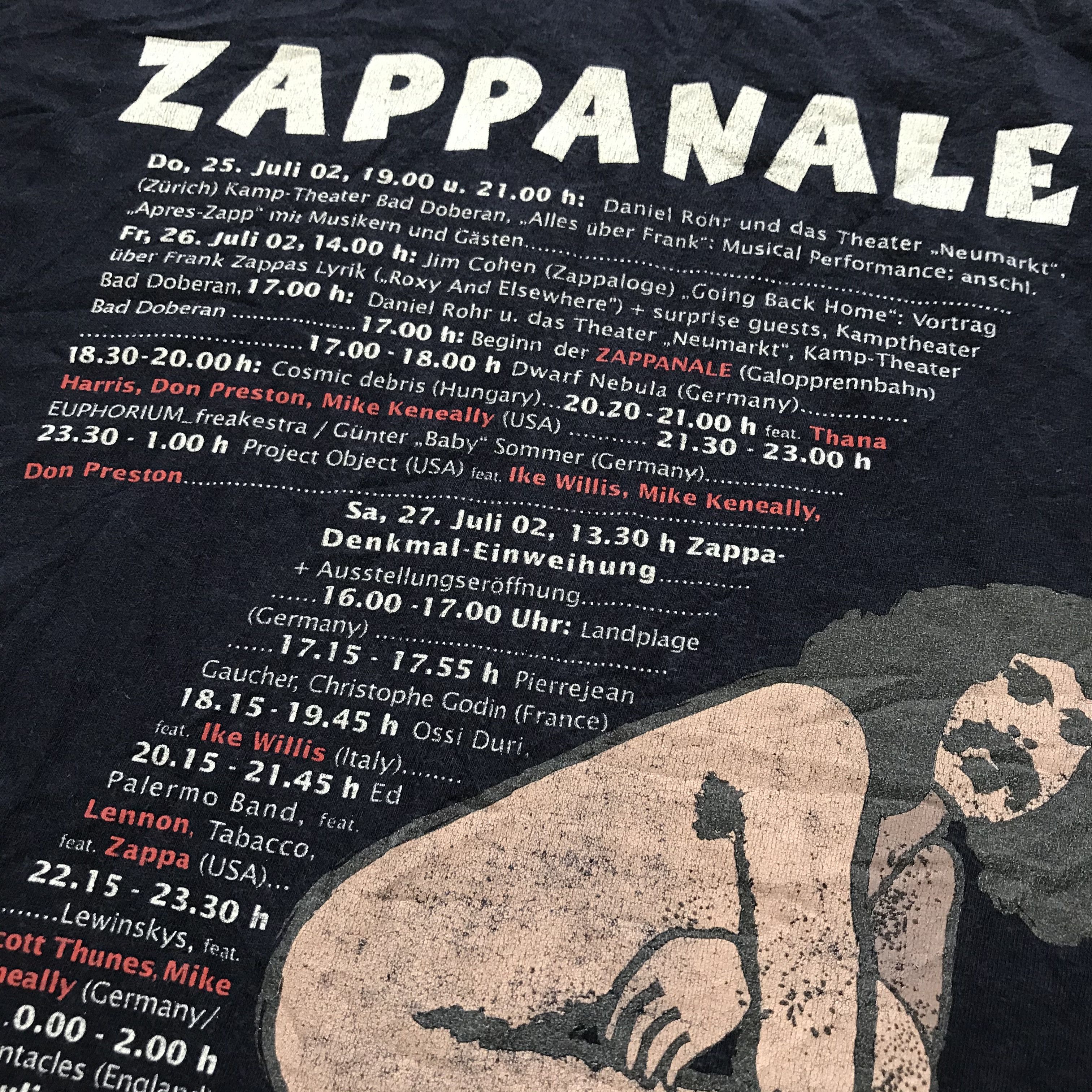 Band Tees × Vintage Vintage Zappanale 13 Frank Zappa Promo Tee Guitarist Size US L / EU 52-54 / 3 - 3 Thumbnail