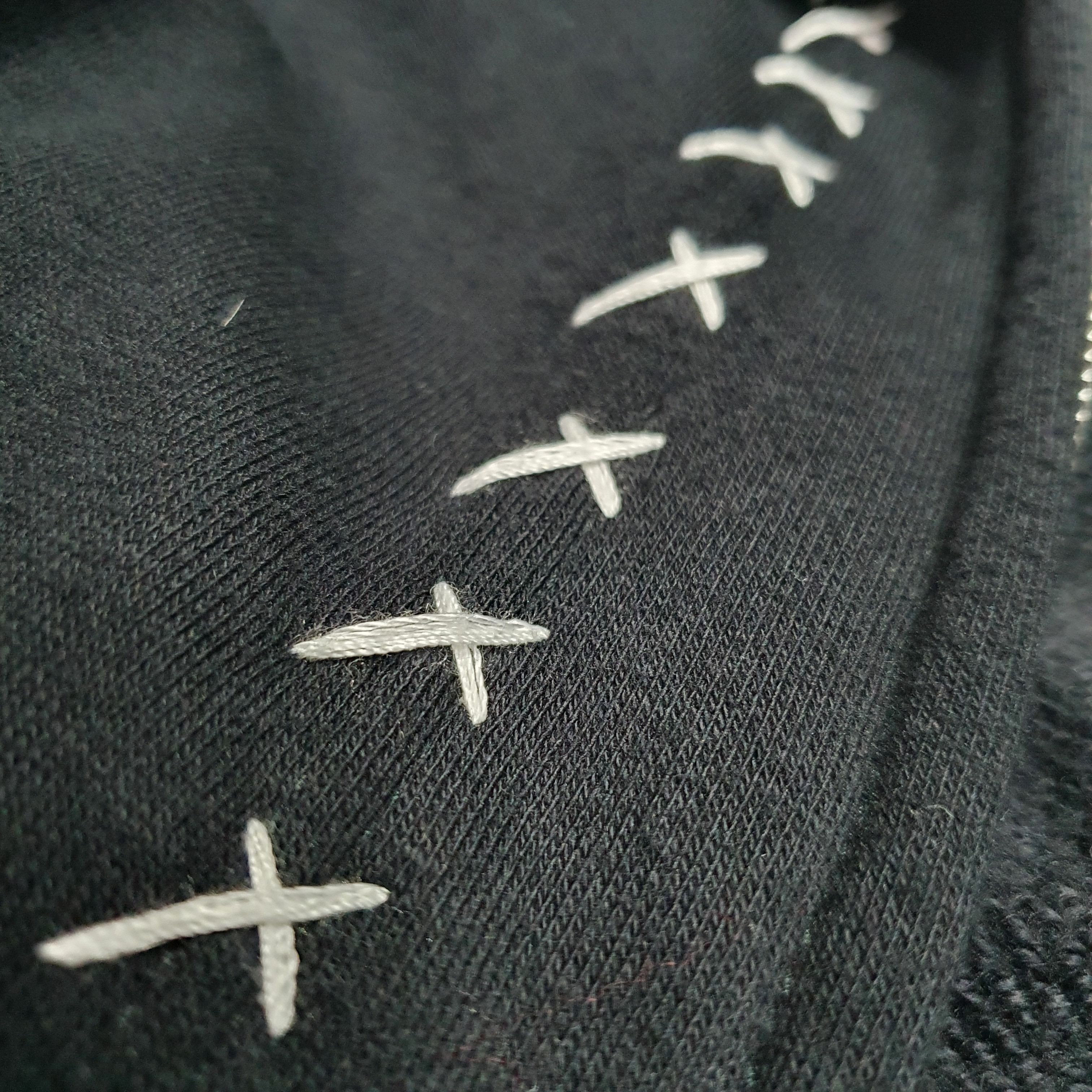 Comme des Garcons Homme Plus COMME des GARCONS HOMME PLUS 12AW Hand Stitch Hooded Zip Up Size US M / EU 48-50 / 2 - 4 Thumbnail
