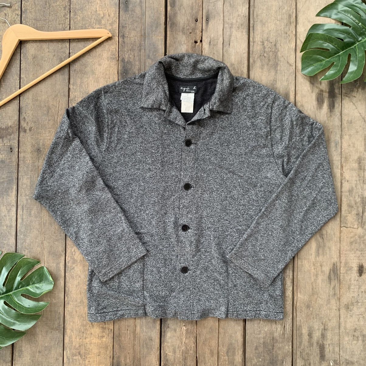 agnes b. Vintage Agnes B Homme Snap Button Cardigan | Grailed