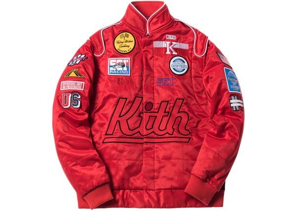 NEW Kith Jacket Racing Collection Red S/S 18
