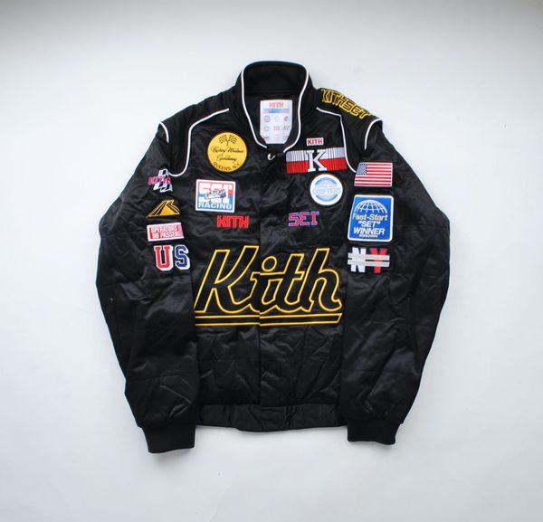 Kith NEW Kith Jacket Racing Collection Black S S 18 Grailed