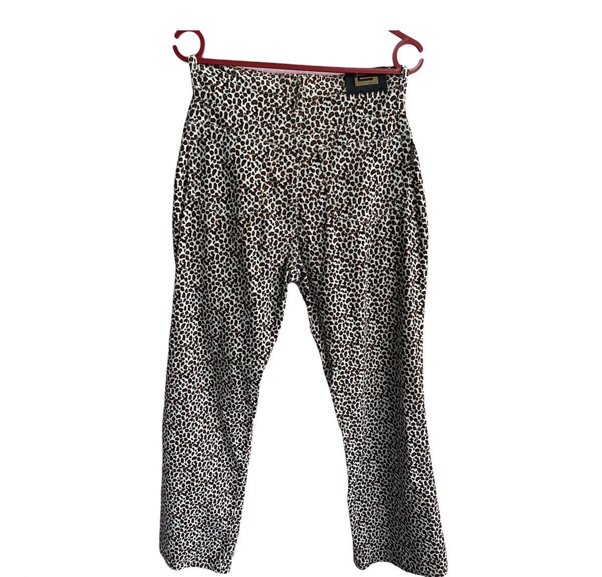 Gucci RARE VINTAGE GUCCI PANT LEOPARD FLARE CORDUROY Size US 29 - 2 Thumbnail