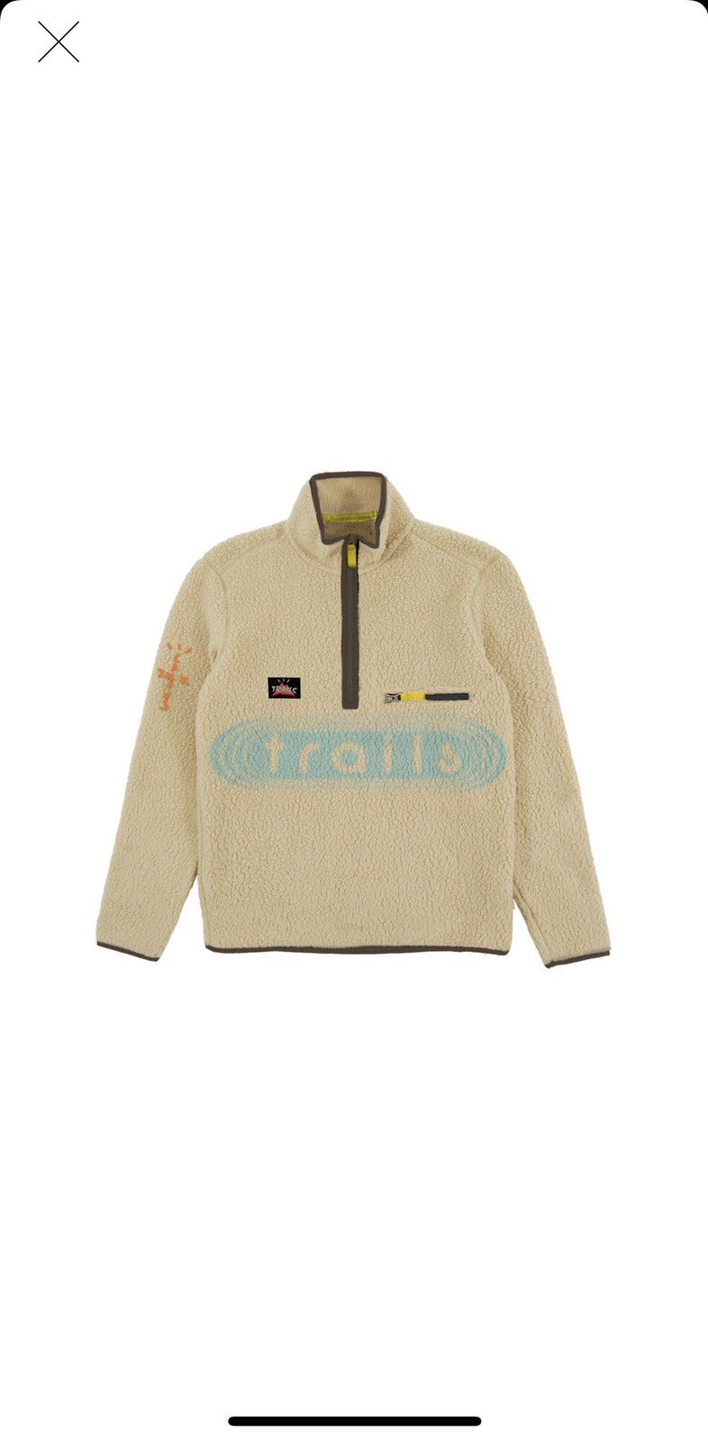 Travis Scott Travis Scott Trails Half-Zip Sherpa Pullover (L) Size US L / EU 52-54 / 3 - 3 Thumbnail