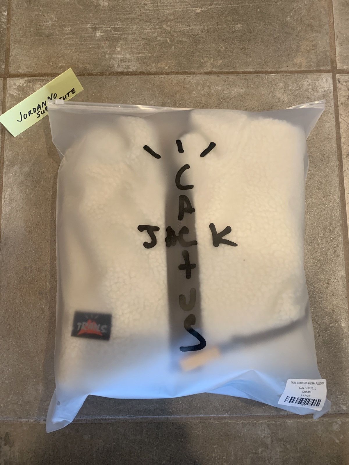 Travis Scott Travis Scott Trails Half-Zip Sherpa Pullover (L) Size US L / EU 52-54 / 3 - 1 Thumbnail