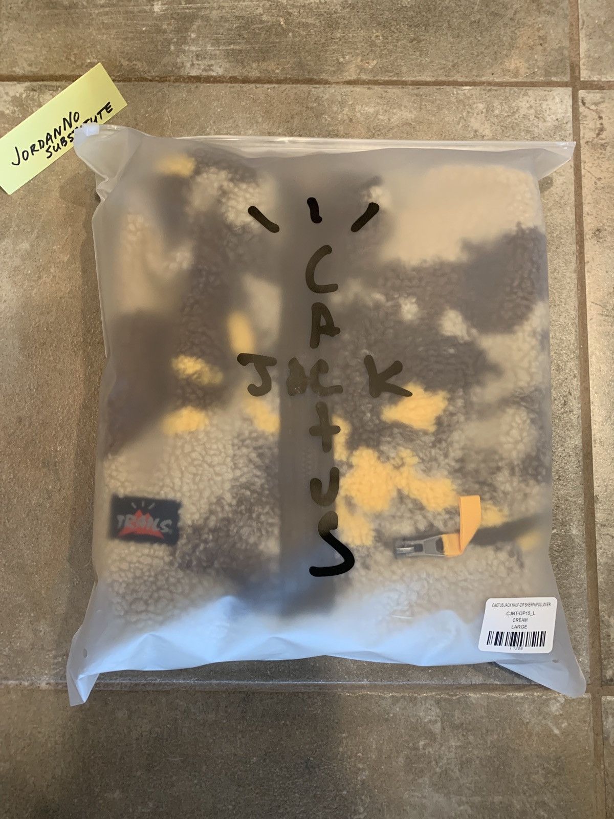 travis scott half zip