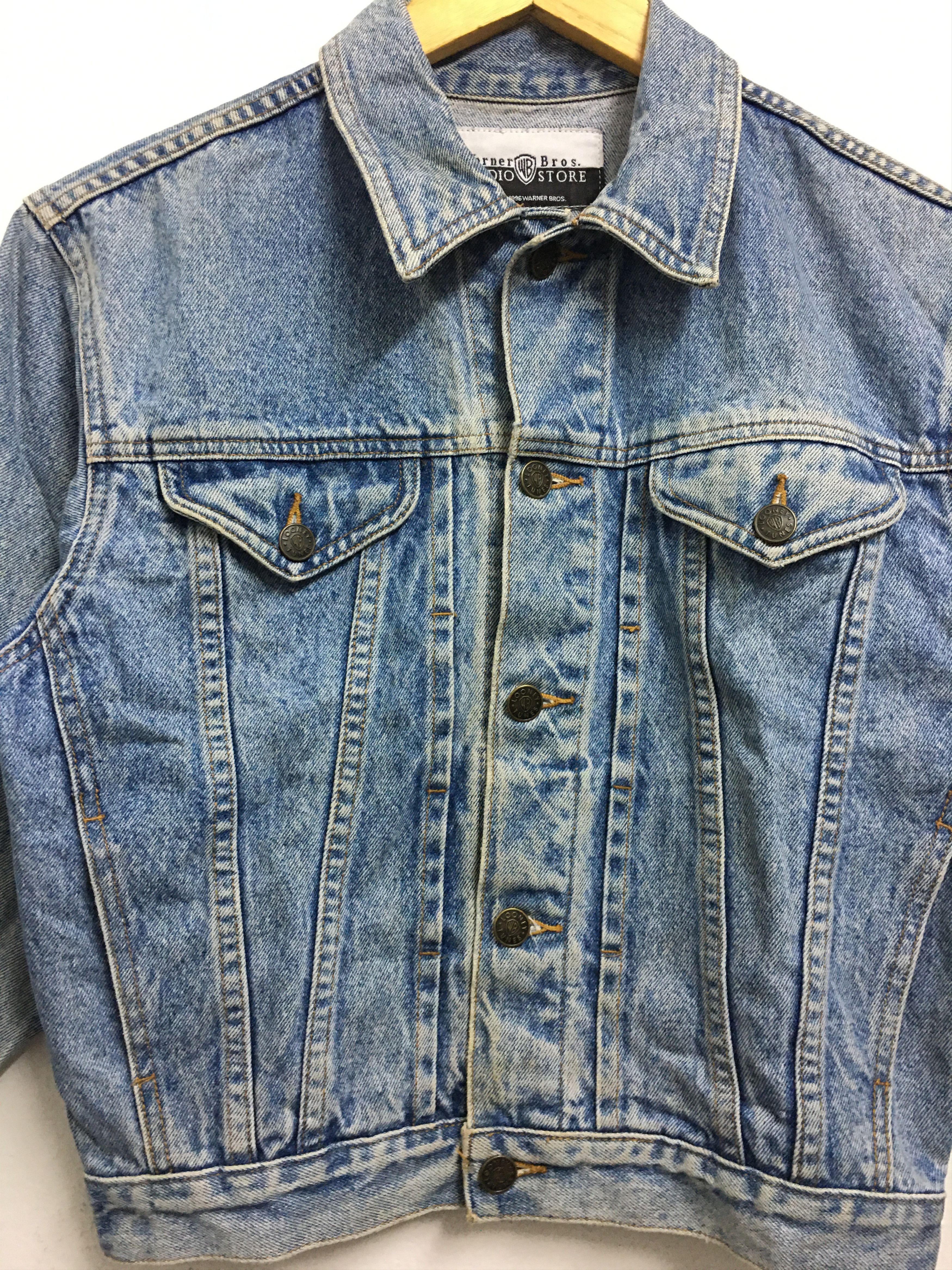 Vintage × Warner Bros Vintage Looney Tunes Denim Jacket 90s Size US M / EU 48-50 / 2 - 2 Thumbnail