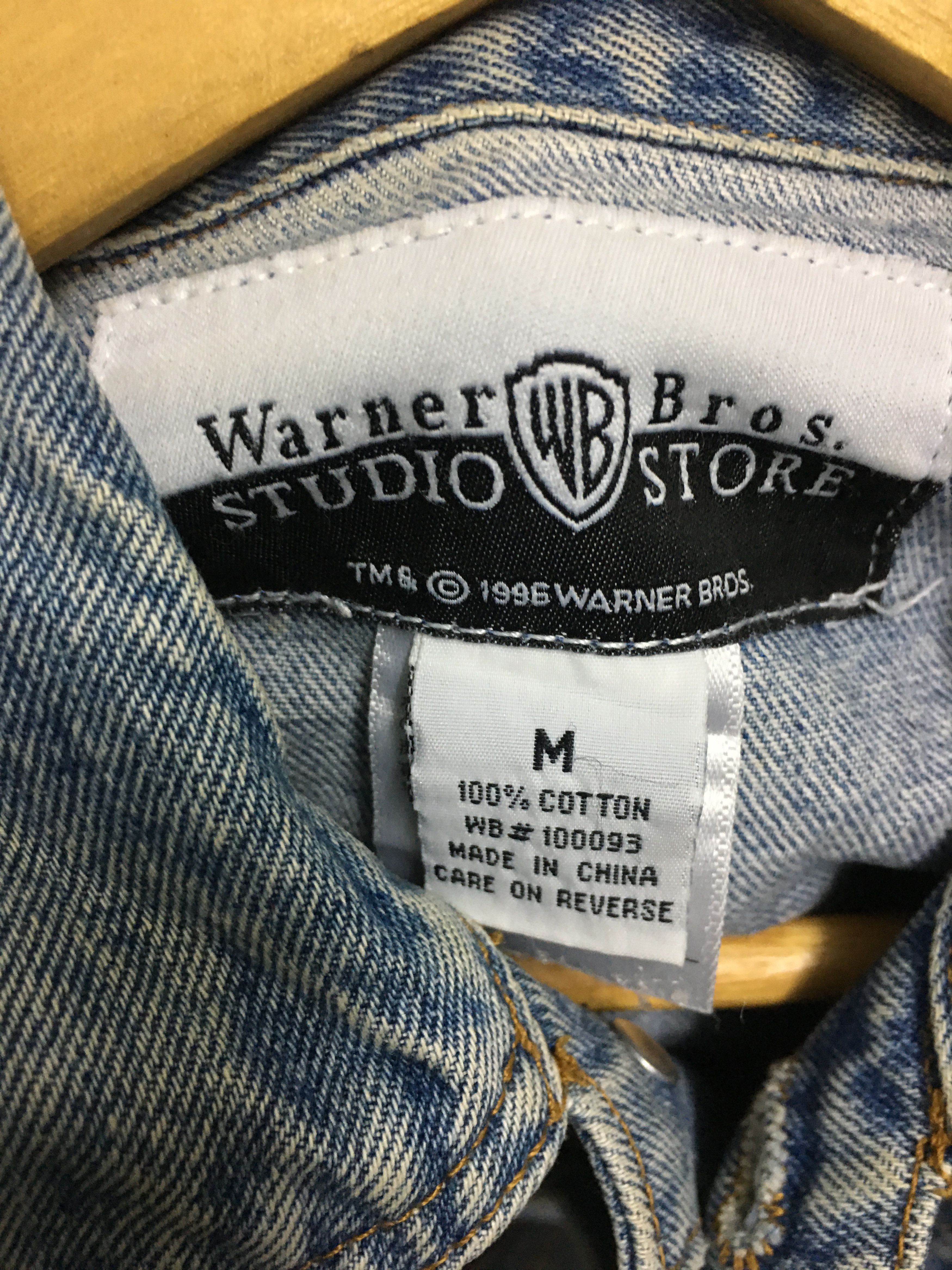 Vintage × Warner Bros Vintage Looney Tunes Denim Jacket 90s Size US M / EU 48-50 / 2 - 5 Thumbnail