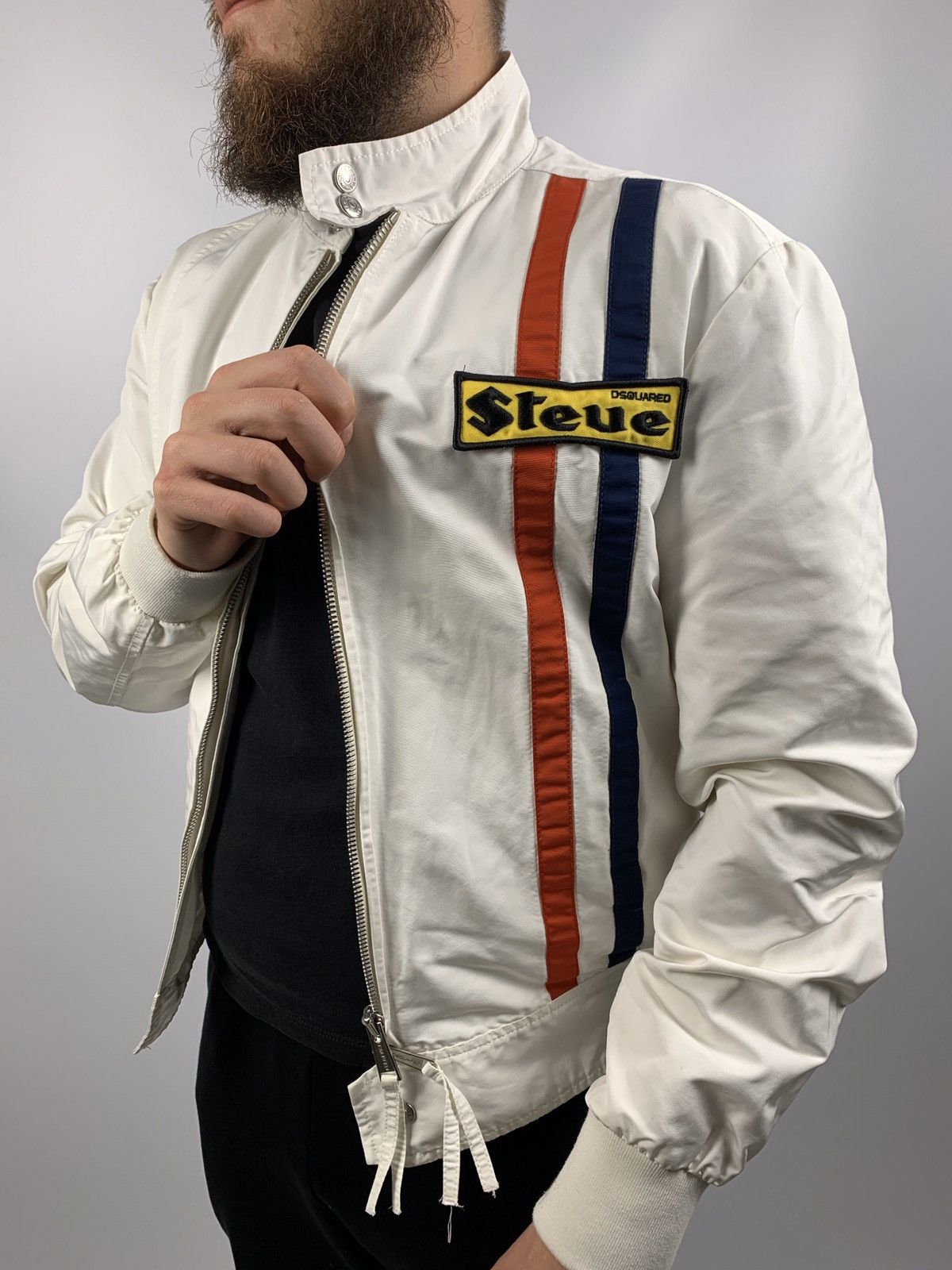 Dsquared2 × Vintage Dsquared 2 Steve McQueen jacket | Grailed 