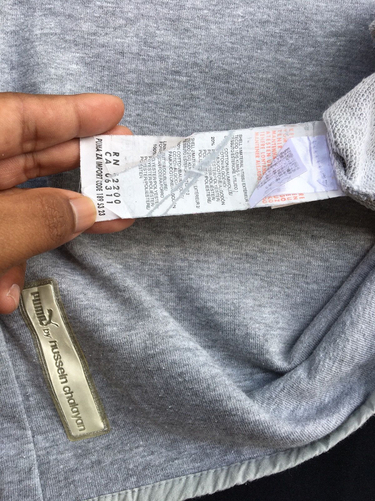 Hussein Chalayan × Puma Vintage PUMA By Hussein Chalayan Sweatshirt Size US S / EU 44-46 / 1 - 10 Thumbnail