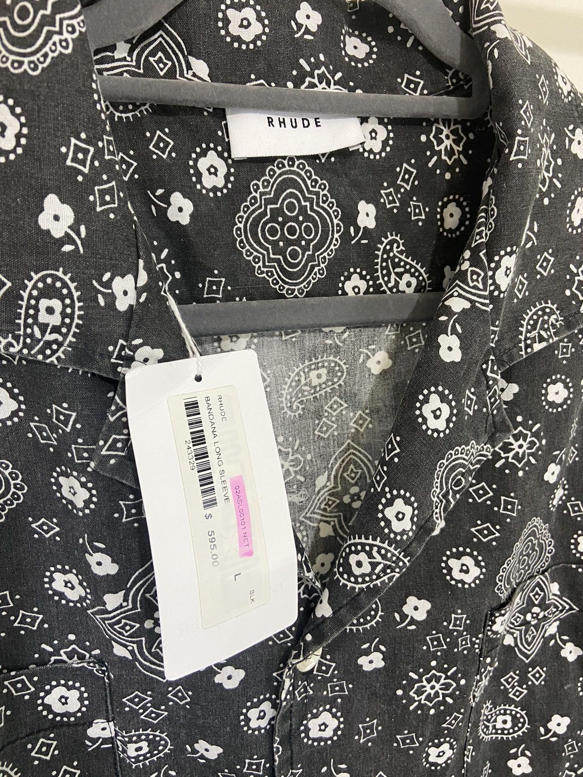 Rhude RHUDE BANDANA BUTTON UP Size US L / EU 52-54 / 3 - 3 Thumbnail