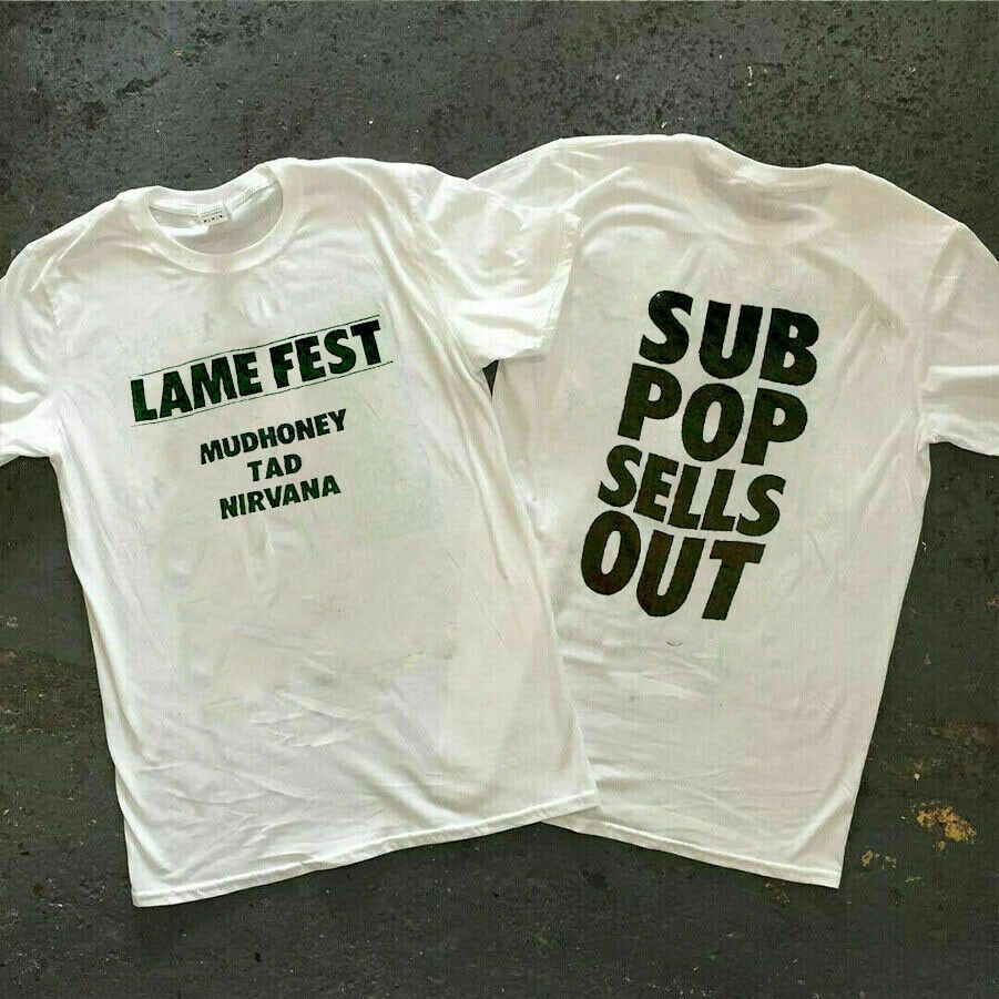 Fruit Of The Loom × Vintage Vintage 1989 Nirvana Tad Mudhoney Sub