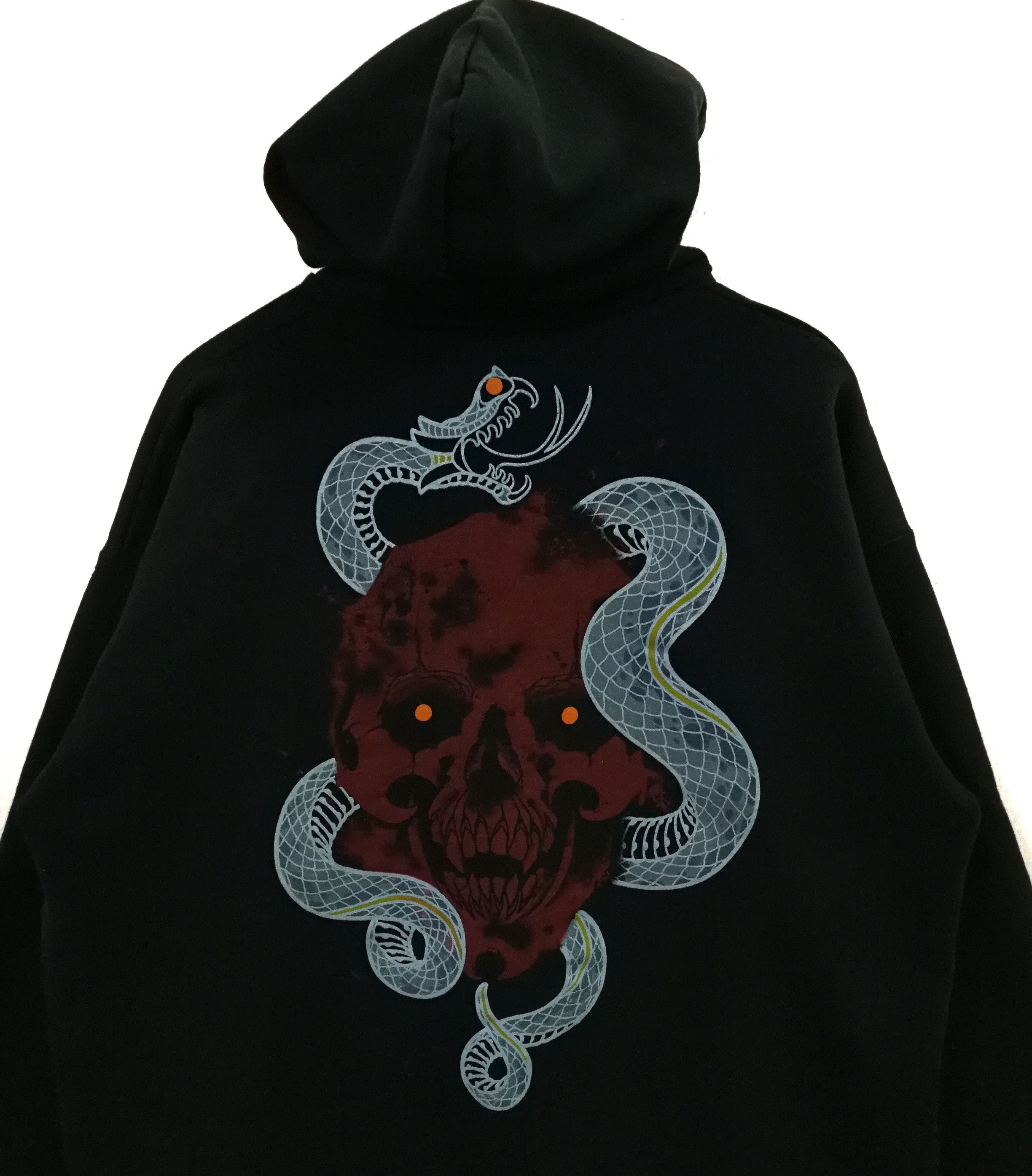 Vintage vintage black clawn hoodie Size US L / EU 52-54 / 3 - 4 Thumbnail