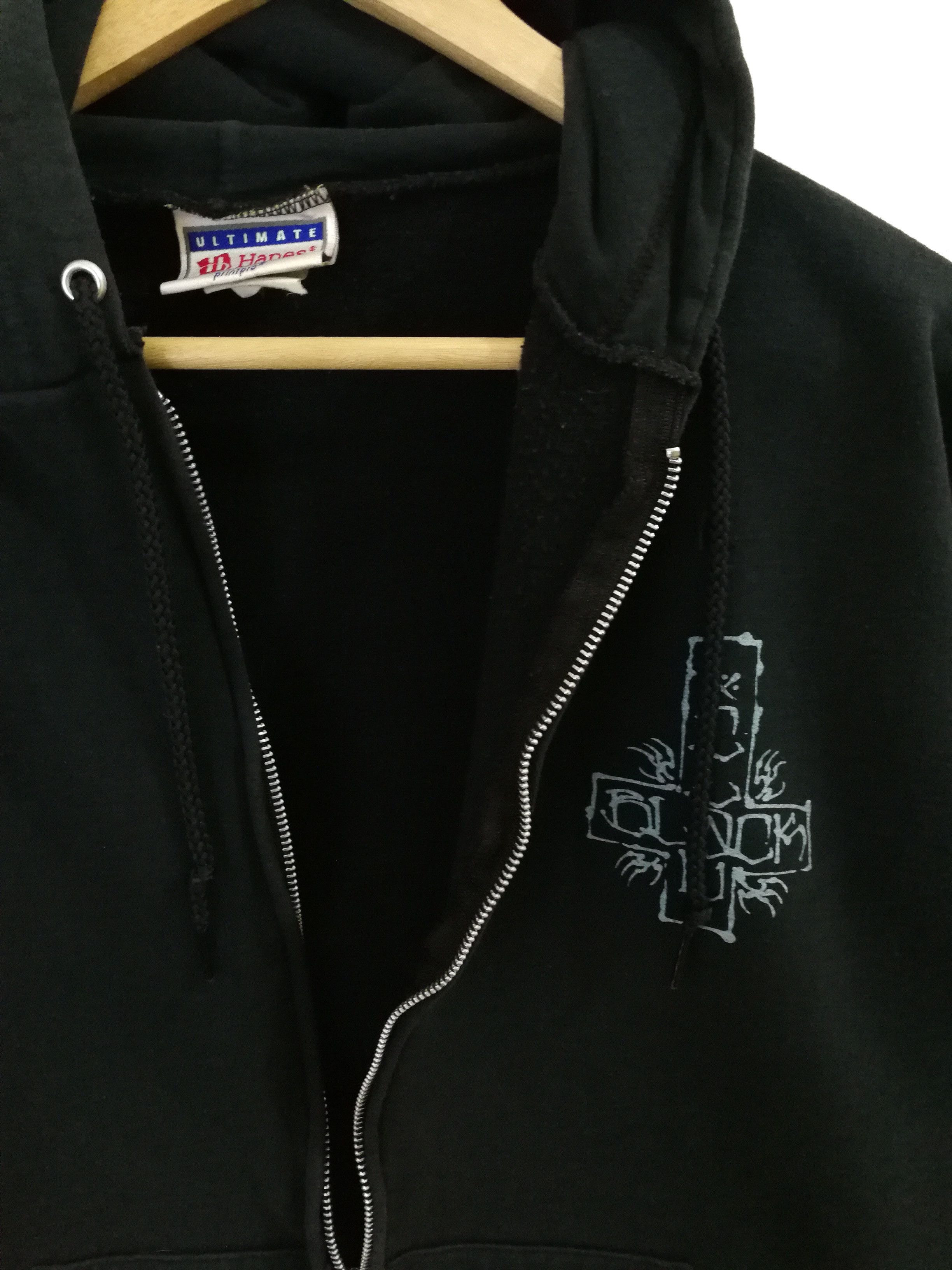 Vintage vintage black clawn hoodie Size US L / EU 52-54 / 3 - 5 Thumbnail