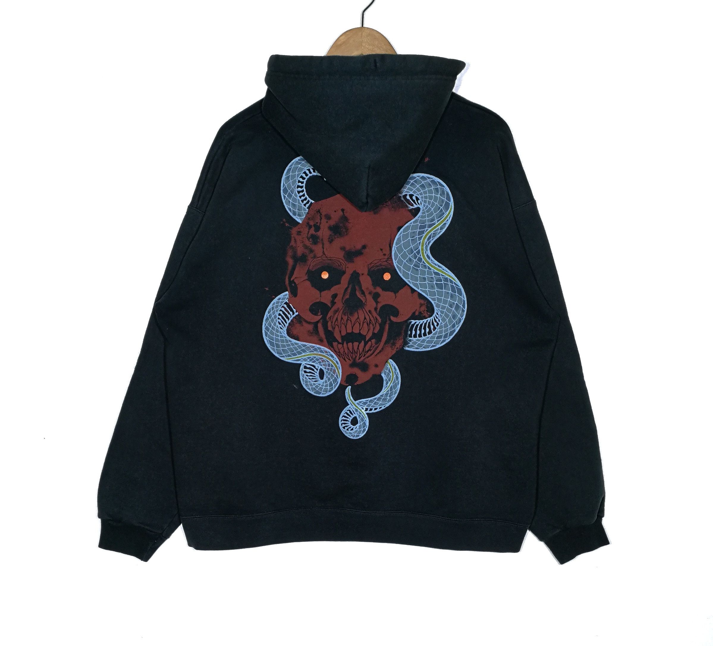 vintage black clawn hoodie
