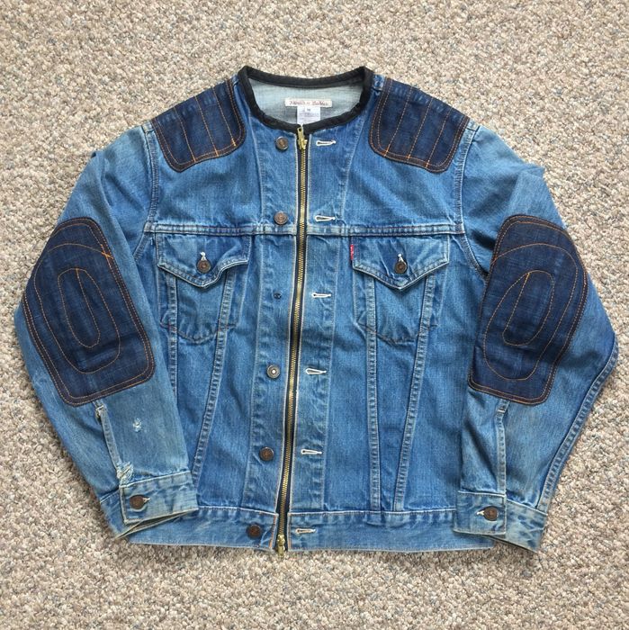 Needles Rebuild by Needles Denim Motocross Jacket | Grailed