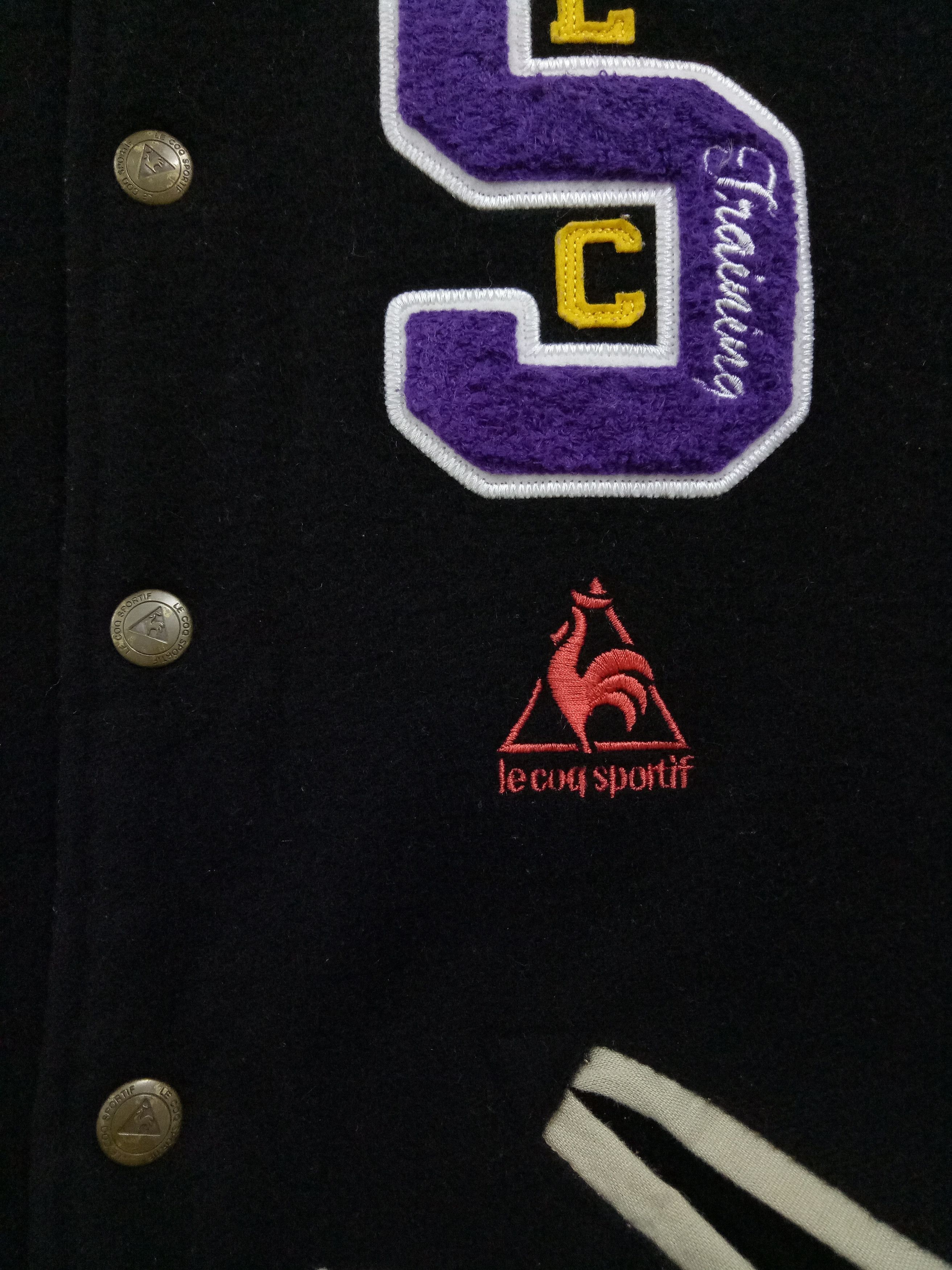 Le Coq Sportif Le Coq Sportif Varsity Jacket Rare Design Size US L / EU 52-54 / 3 - 9 Thumbnail
