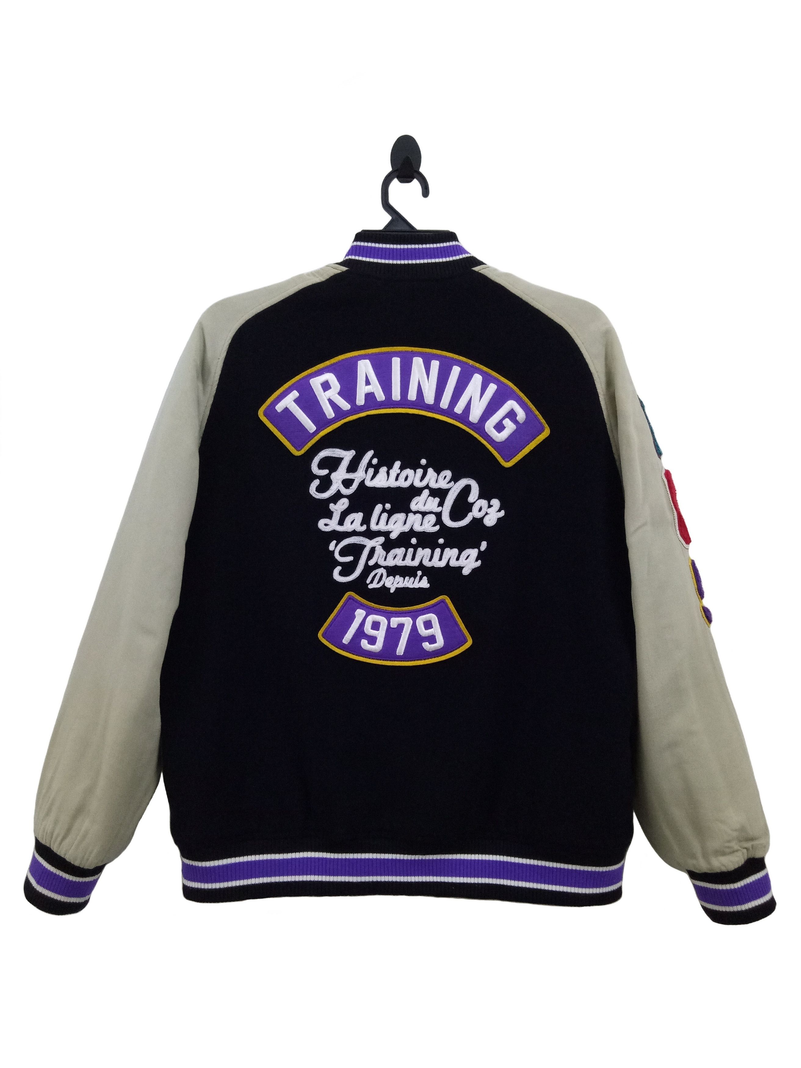 Le Coq Sportif Le Coq Sportif Varsity Jacket Rare Design Size US L / EU 52-54 / 3 - 2 Thumbnail