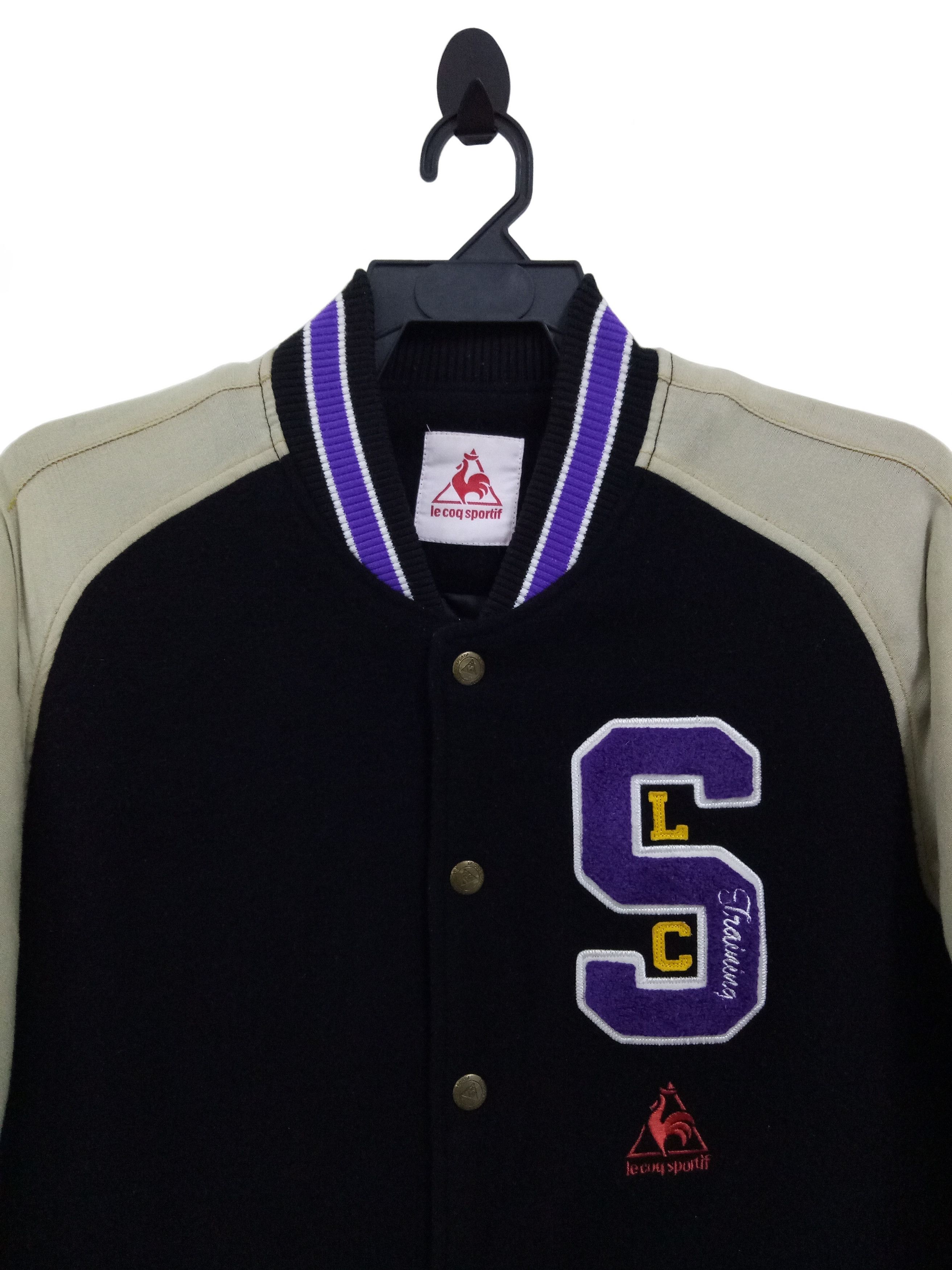 Le Coq Sportif Le Coq Sportif Varsity Jacket Rare Design Size US L / EU 52-54 / 3 - 6 Thumbnail